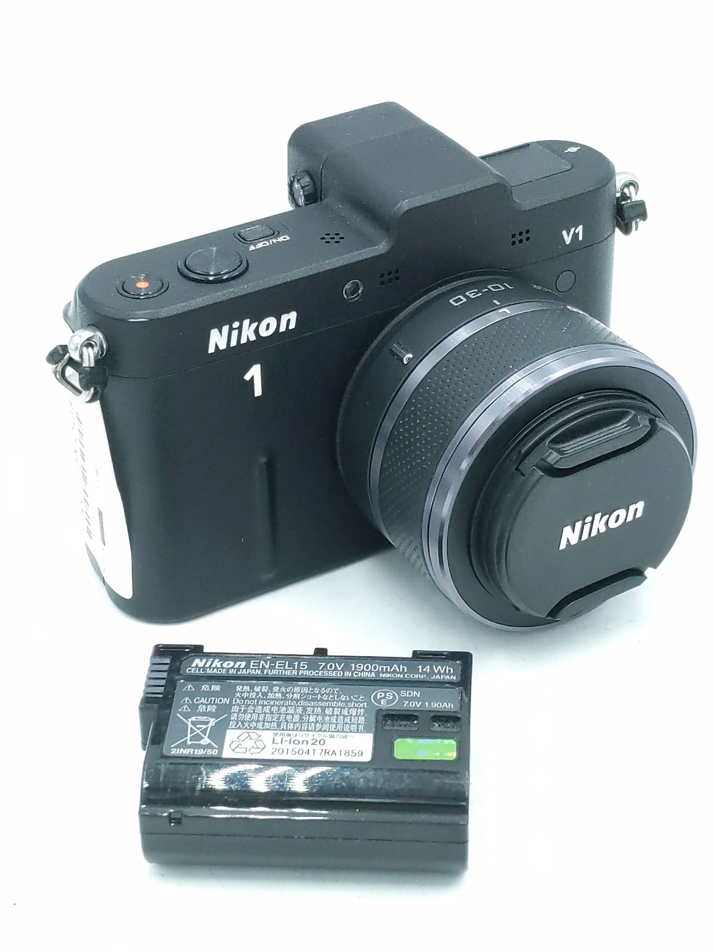 USED Nikon 1 V1 mirrorless w/ 10-30mm VR BLK