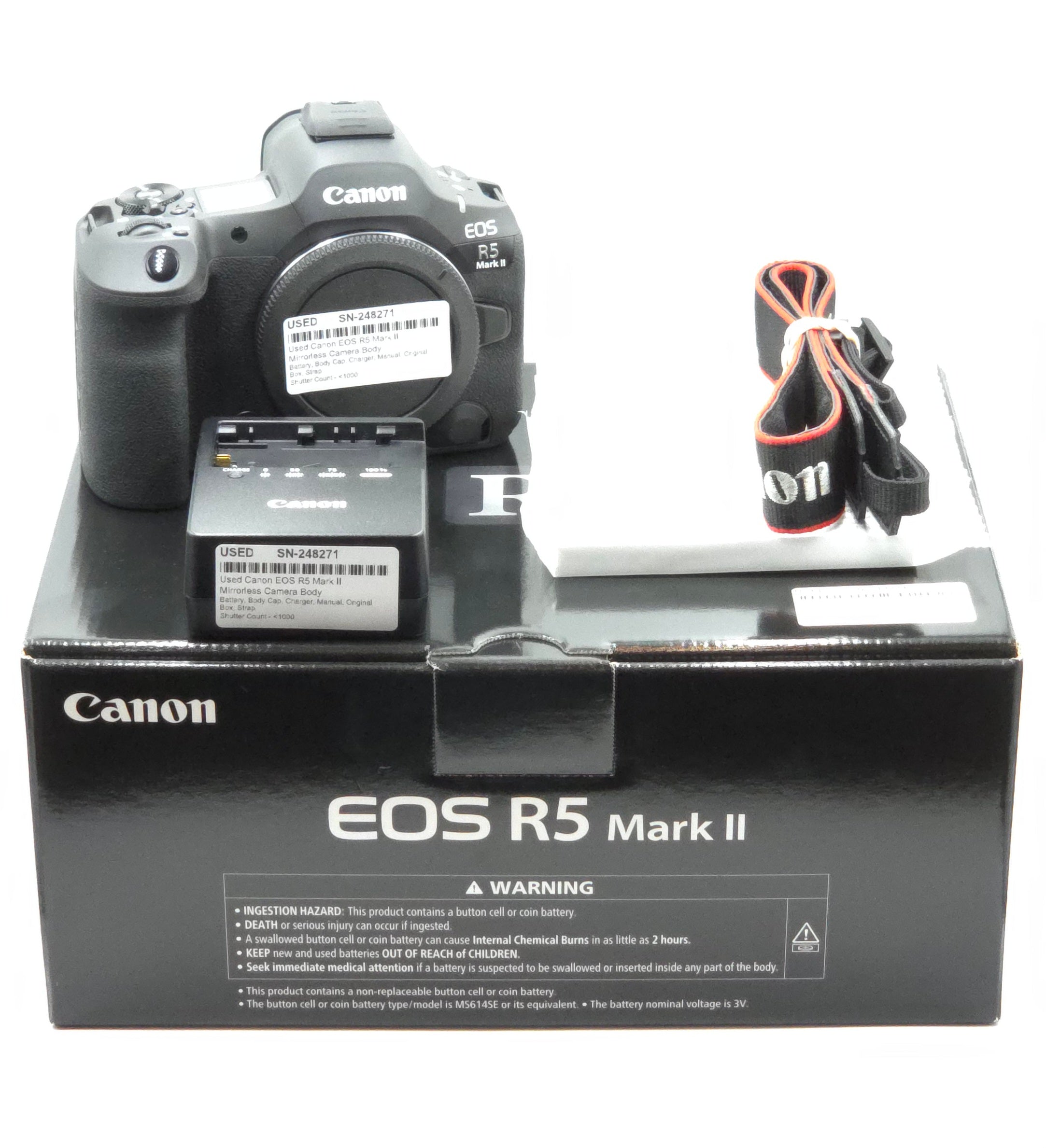 Used Canon EOS R5 Mark II Mirrorless Camera Body