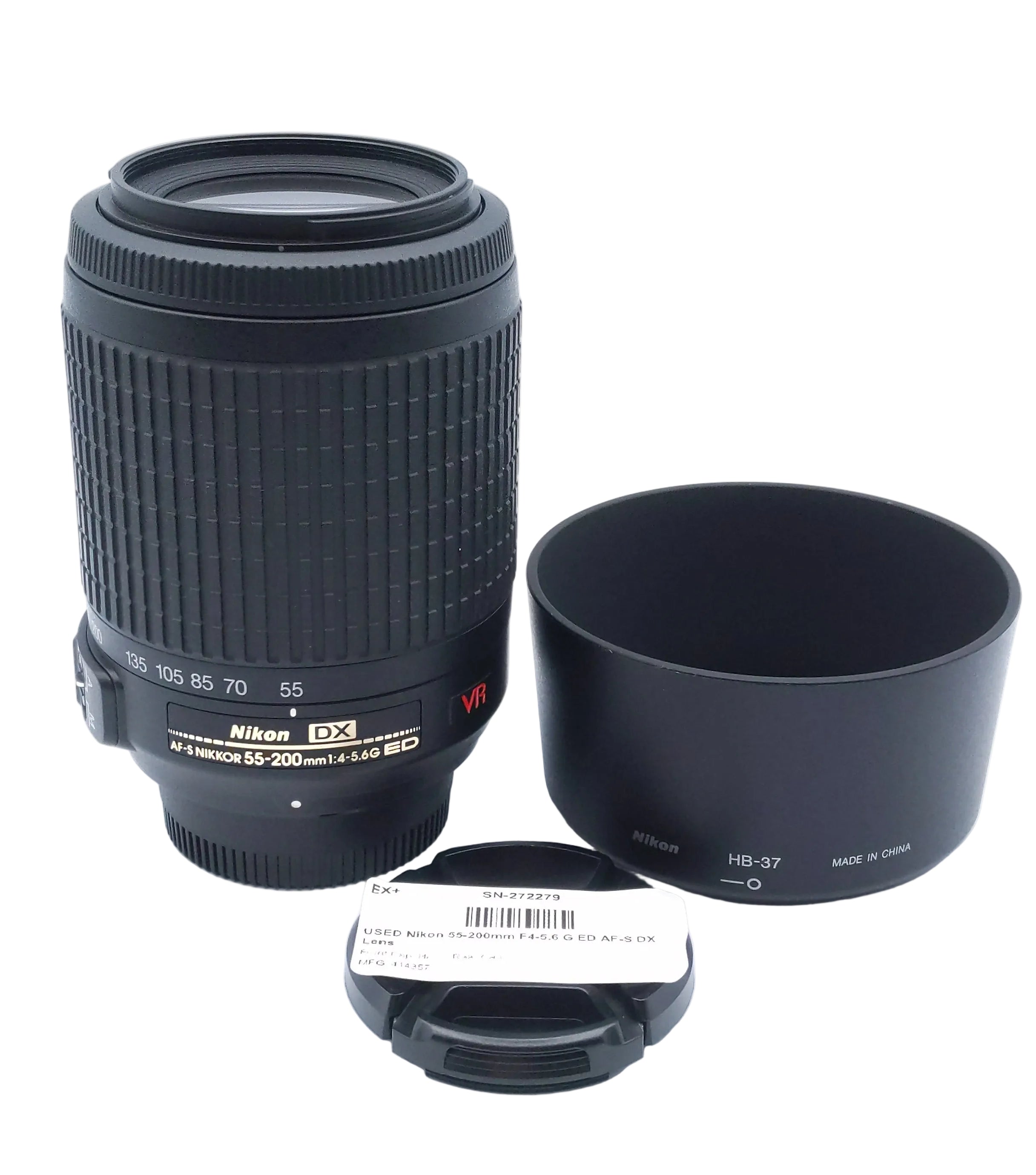 USED Nikon 55-200mm F4-5.6 G ED AF-S DX Lens