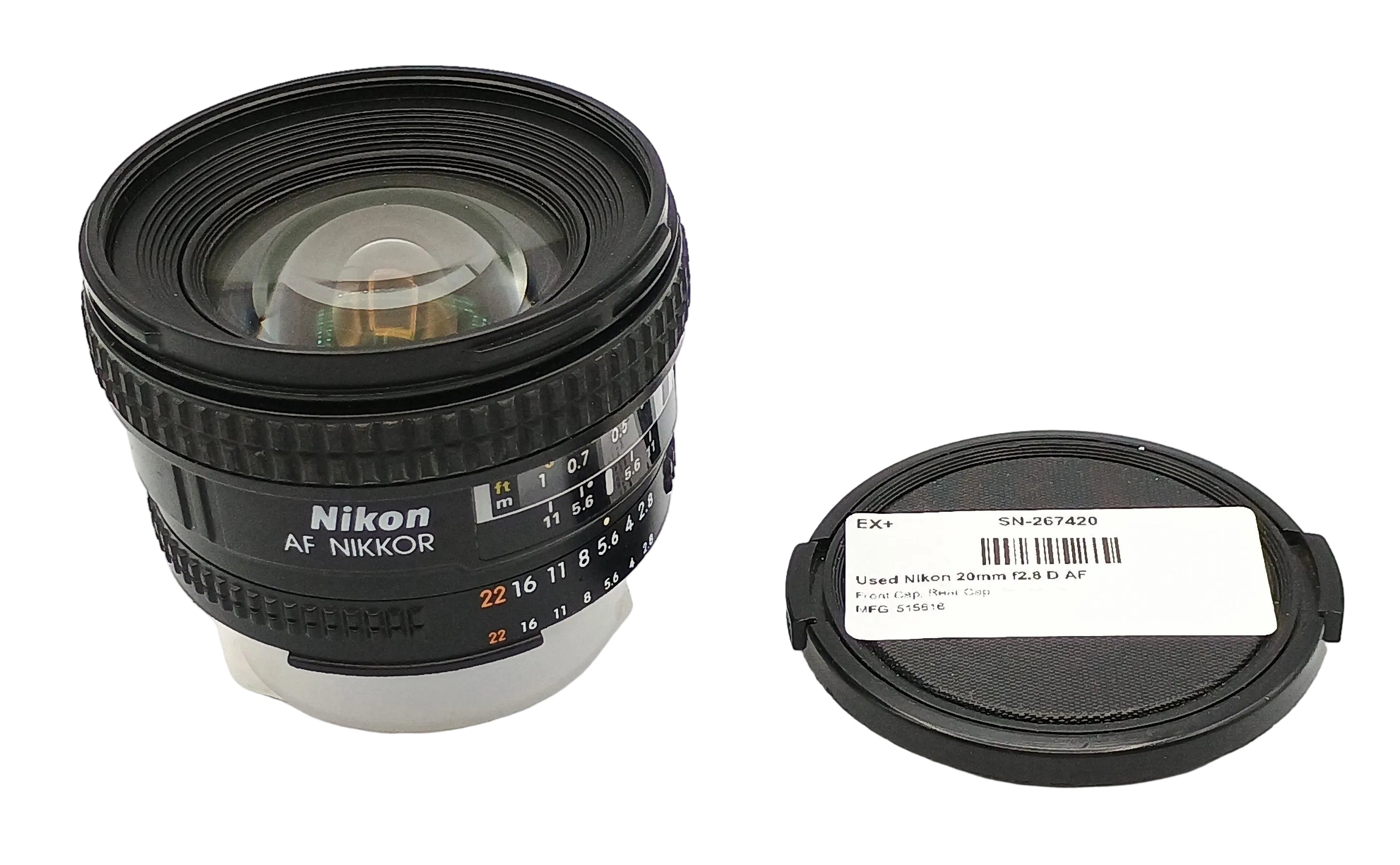 Used Nikon 20mm f2.8 D AF