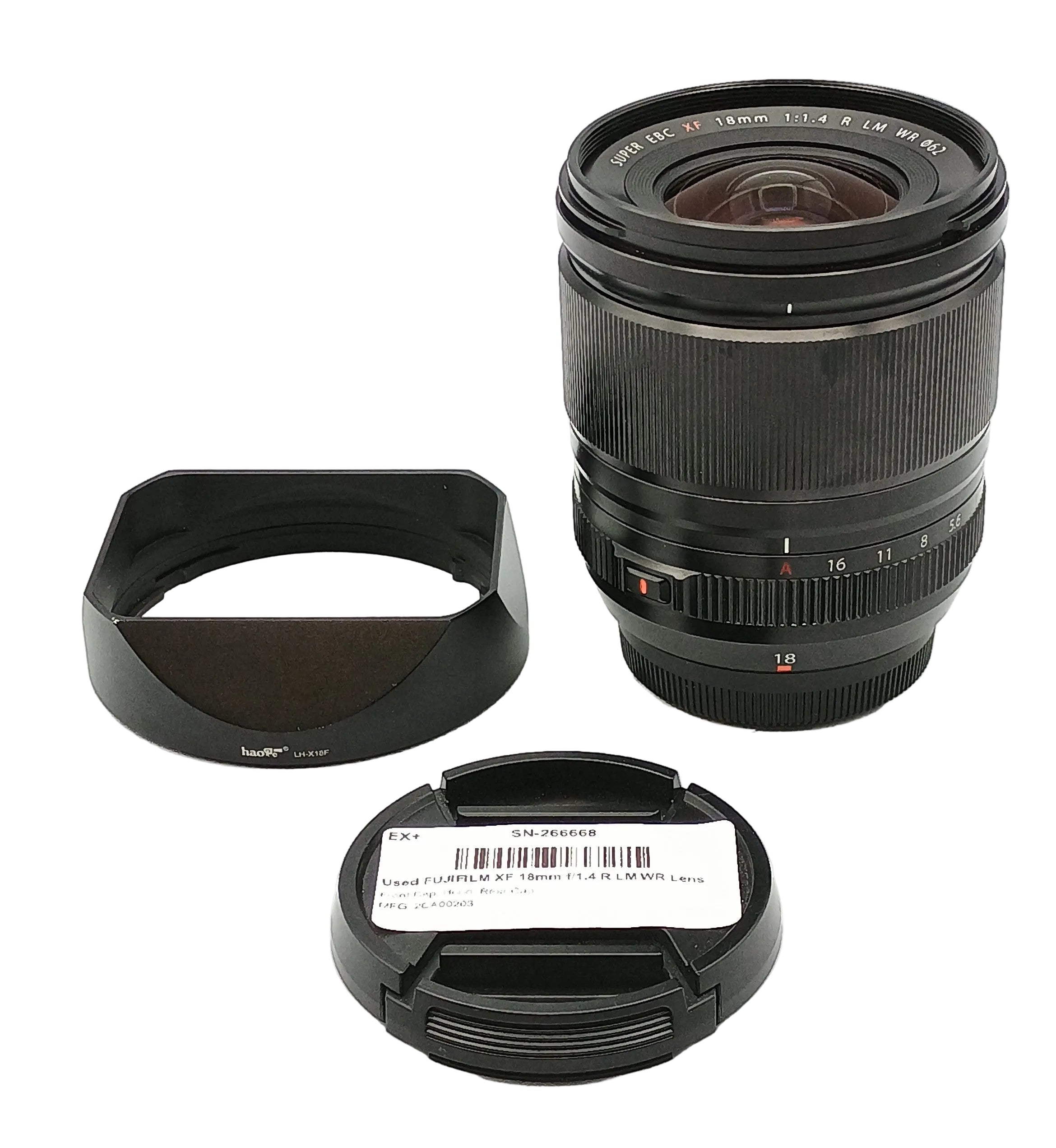 Used FUJIFILM XF 18mm f/1.4 R LM WR Lens