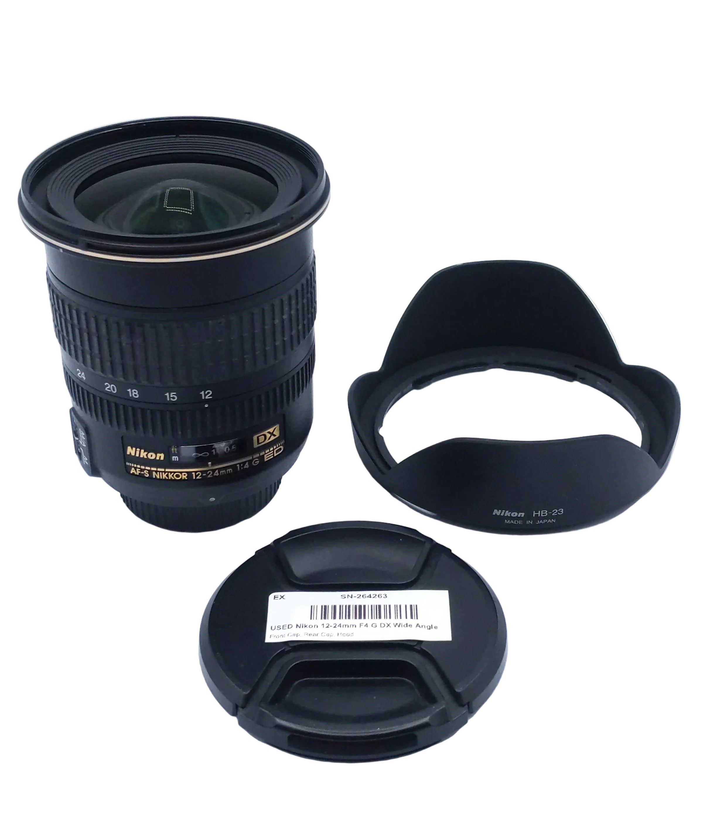 USED Nikon 12-24mm F4 G DX Wide Angle