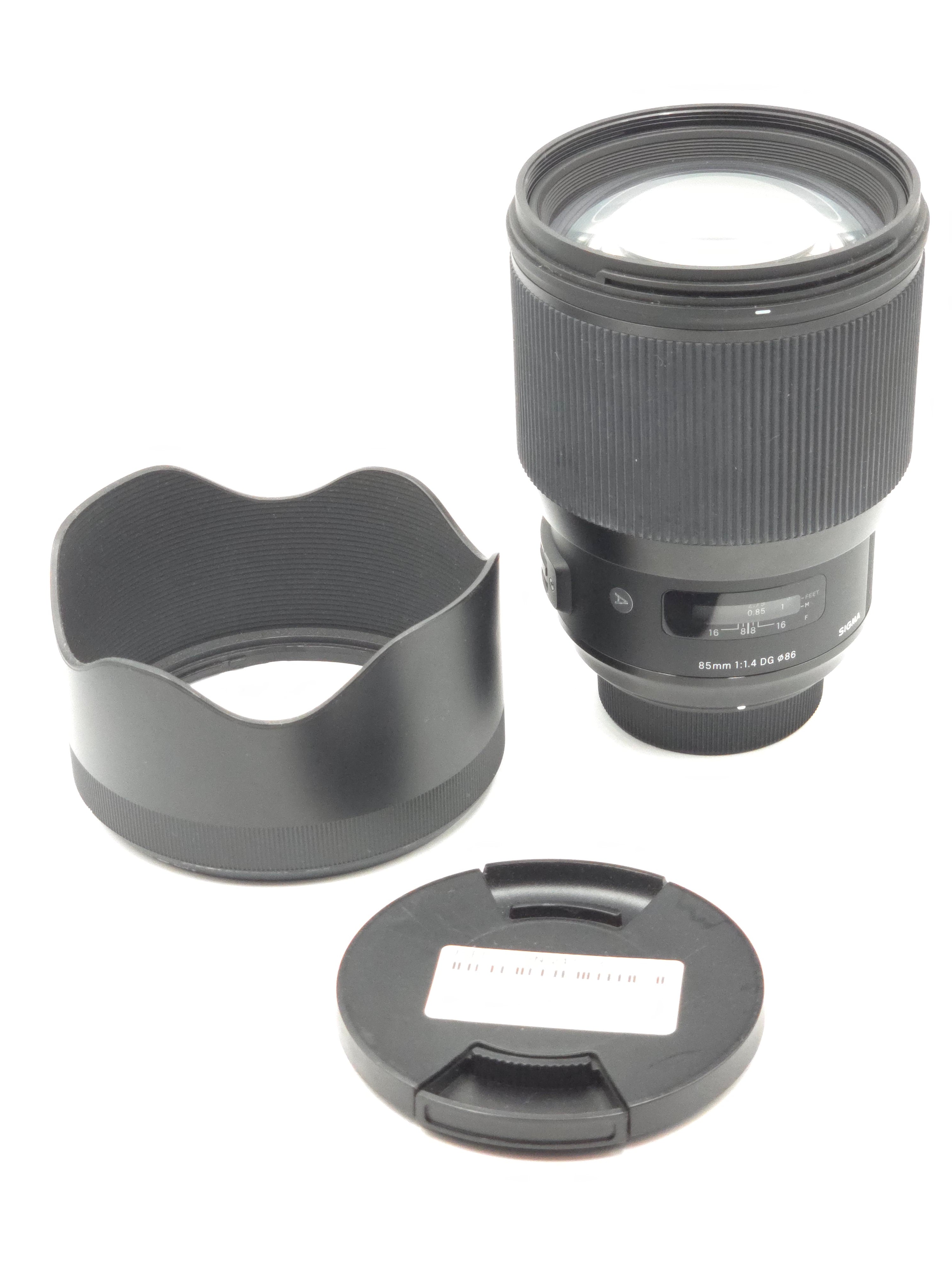 USED Sigma 85mm f/1.4 DG HSM Art Lens for Nikon