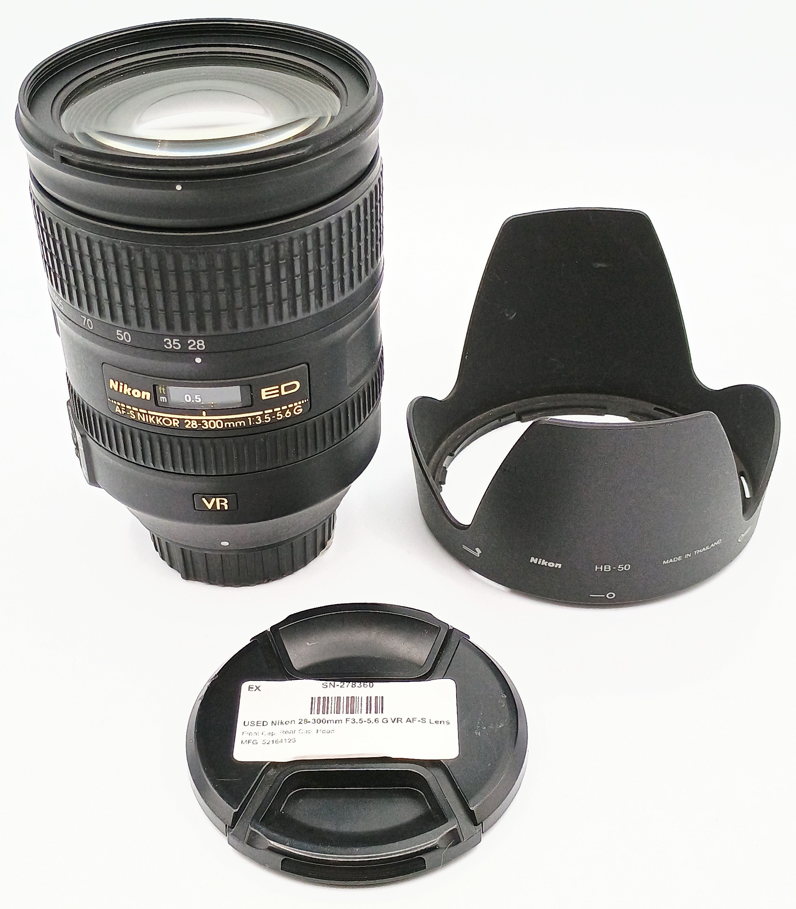 USED Nikon 28-300mm F3.5-5.6 G VR AF-S Lens