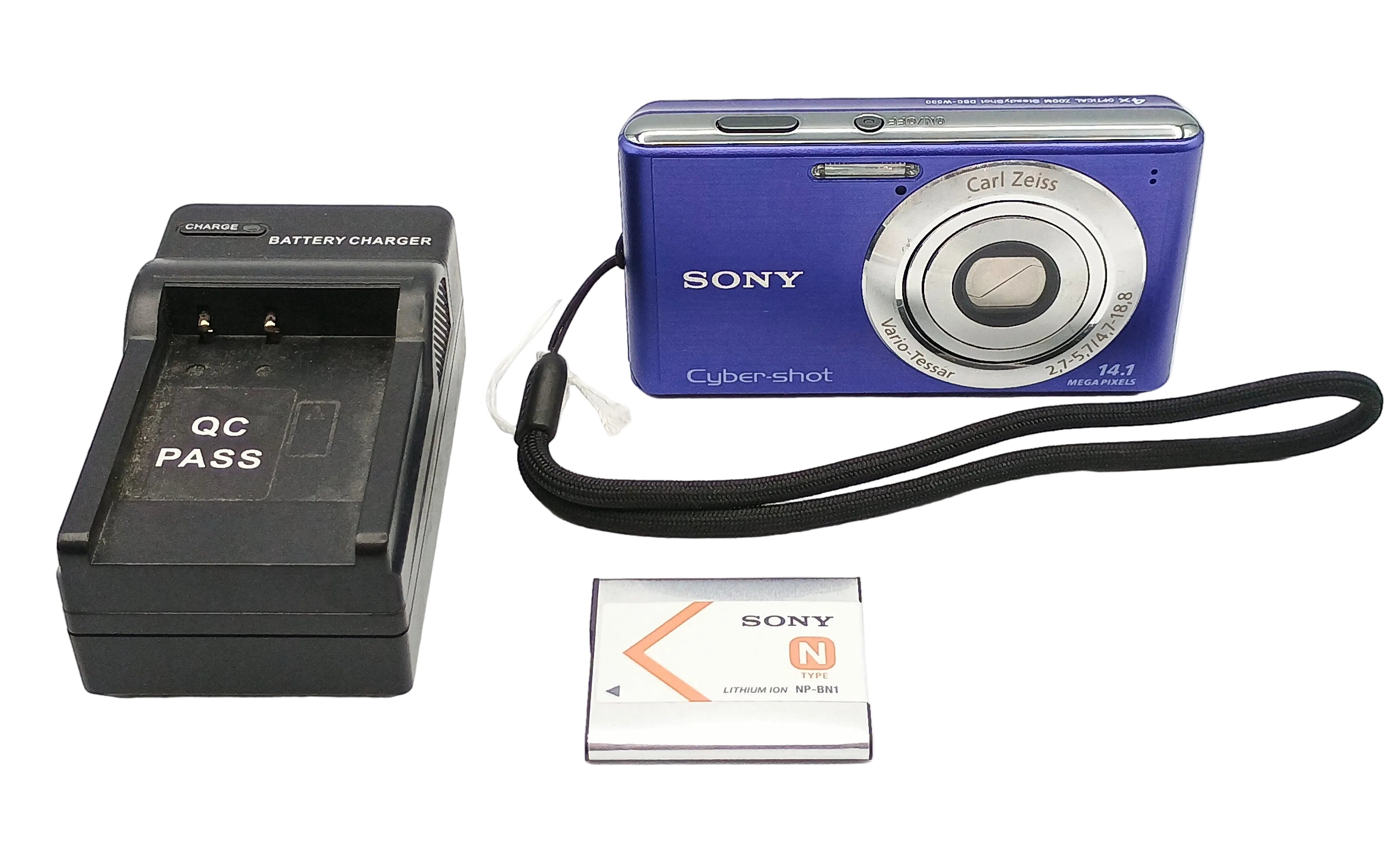Used Sony Cybershot DSC-W530 Digital Point and Shoot Camera