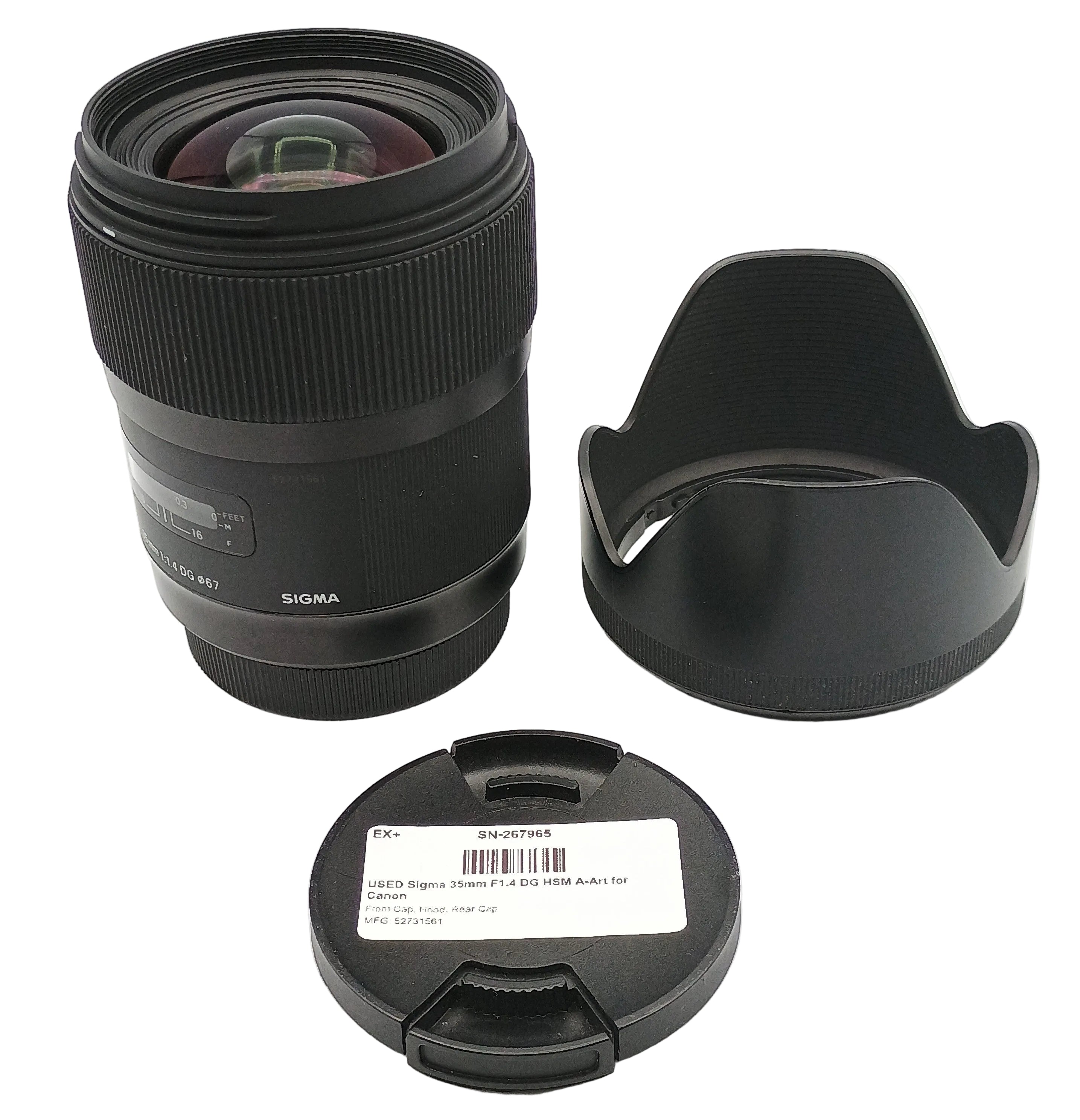 USED Sigma 35mm F1.4 DG HSM A-Art for Canon