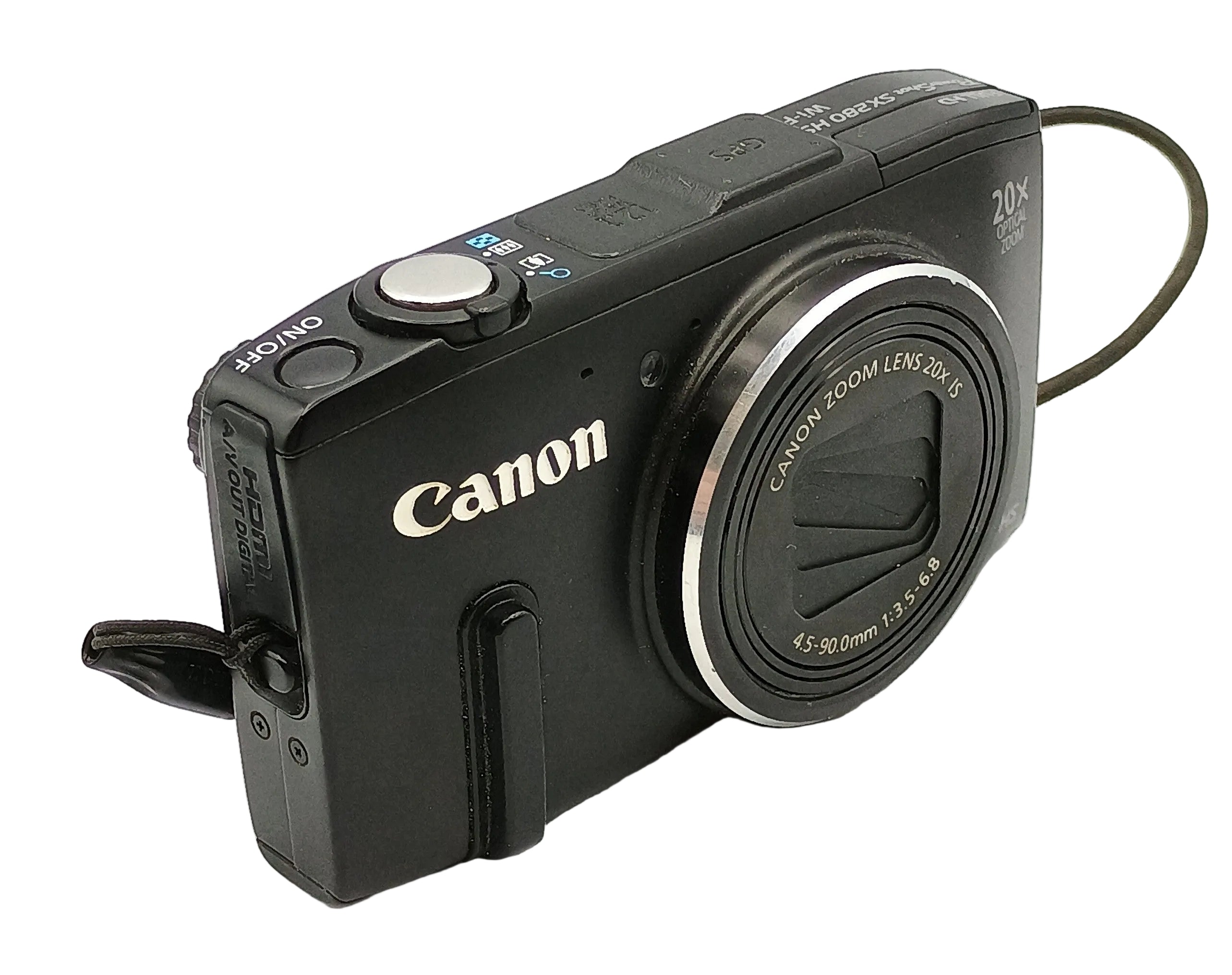 Used Canon Powershot SX280 HS (scratched lens)