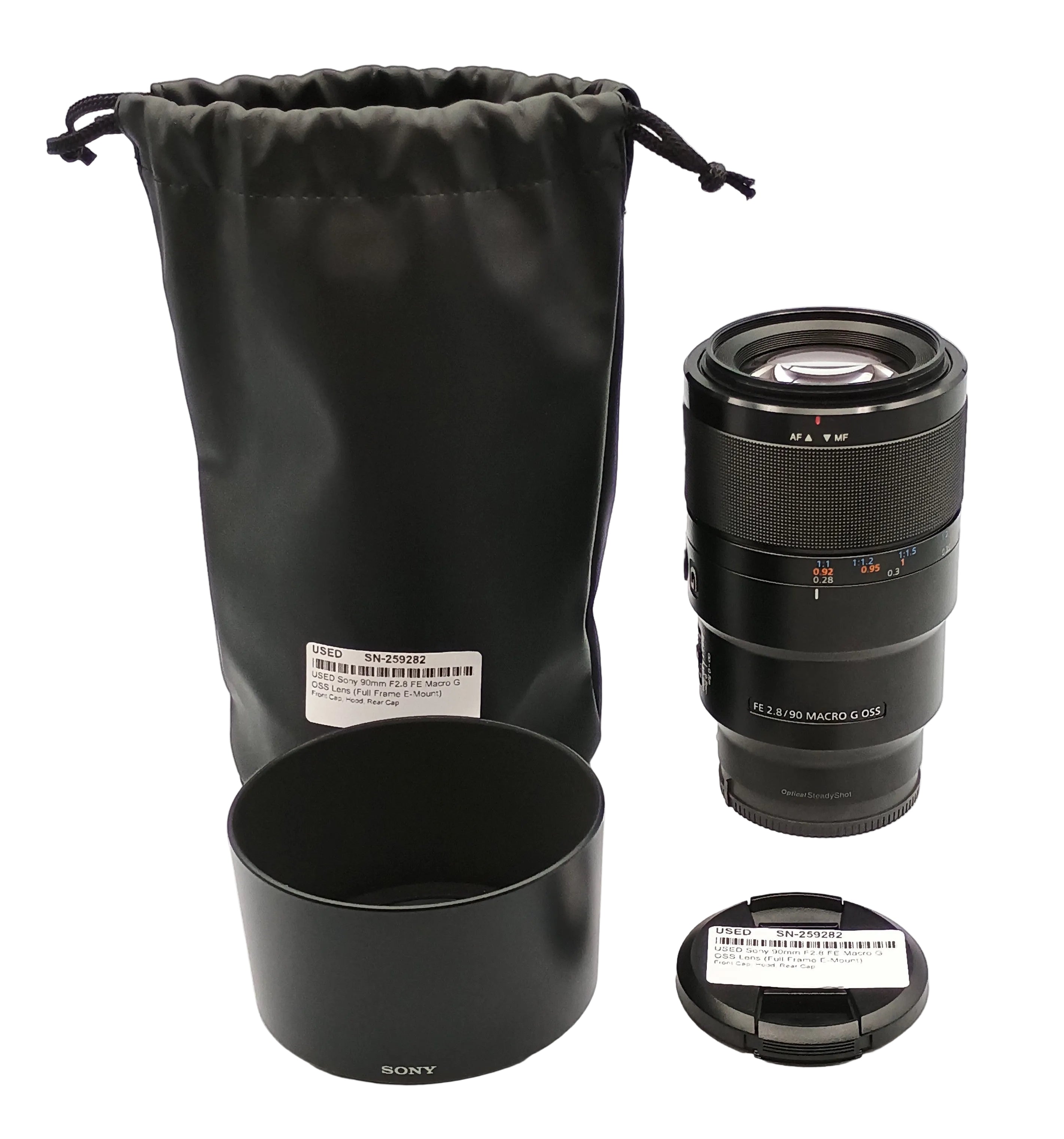 USED Sony 90mm F2.8 FE Macro G OSS Lens (Full Frame E-Mount)