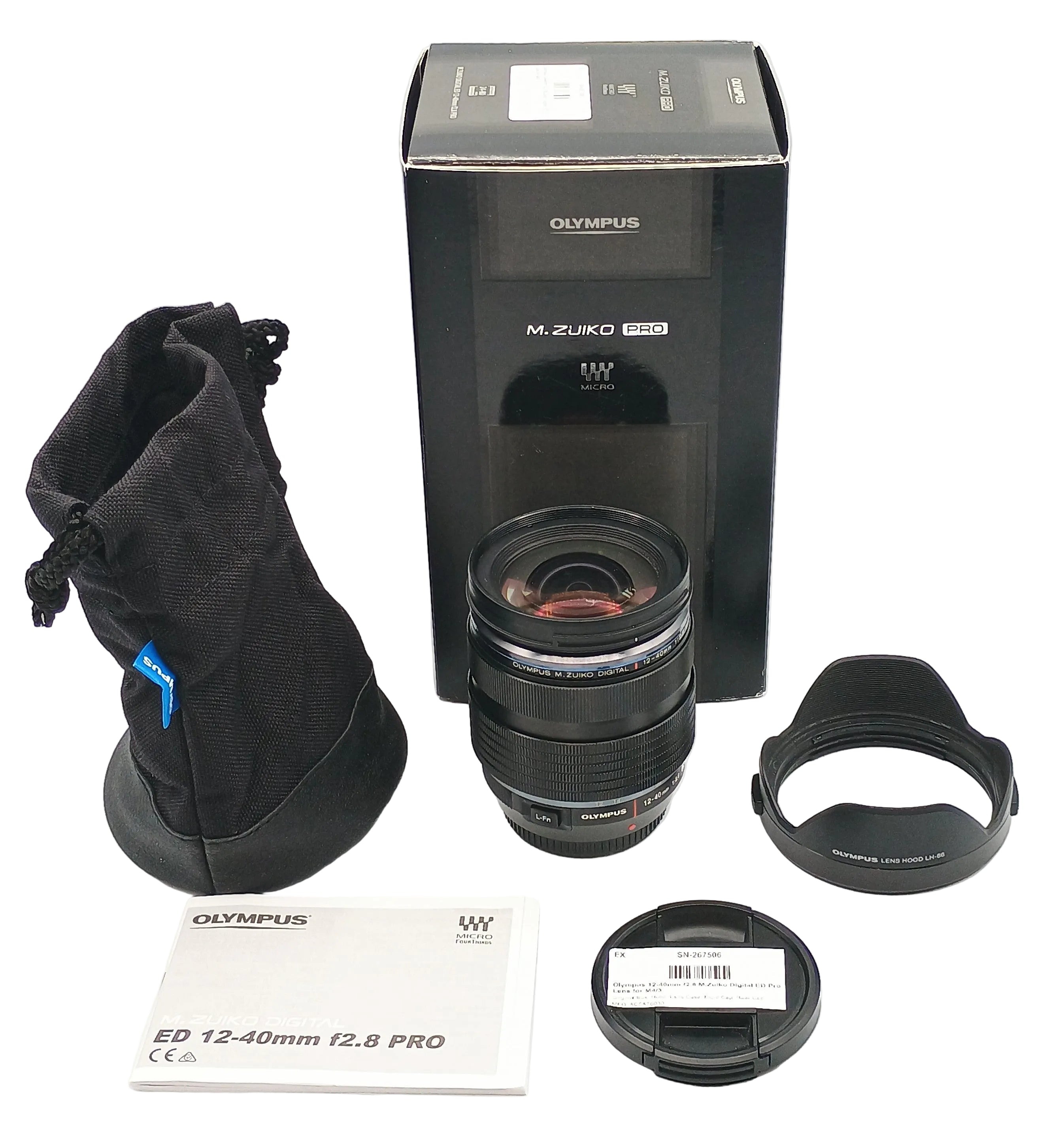 Used Olympus 12-40mm f2.8 M.Zuiko Digital ED Pro Lens for M4/3