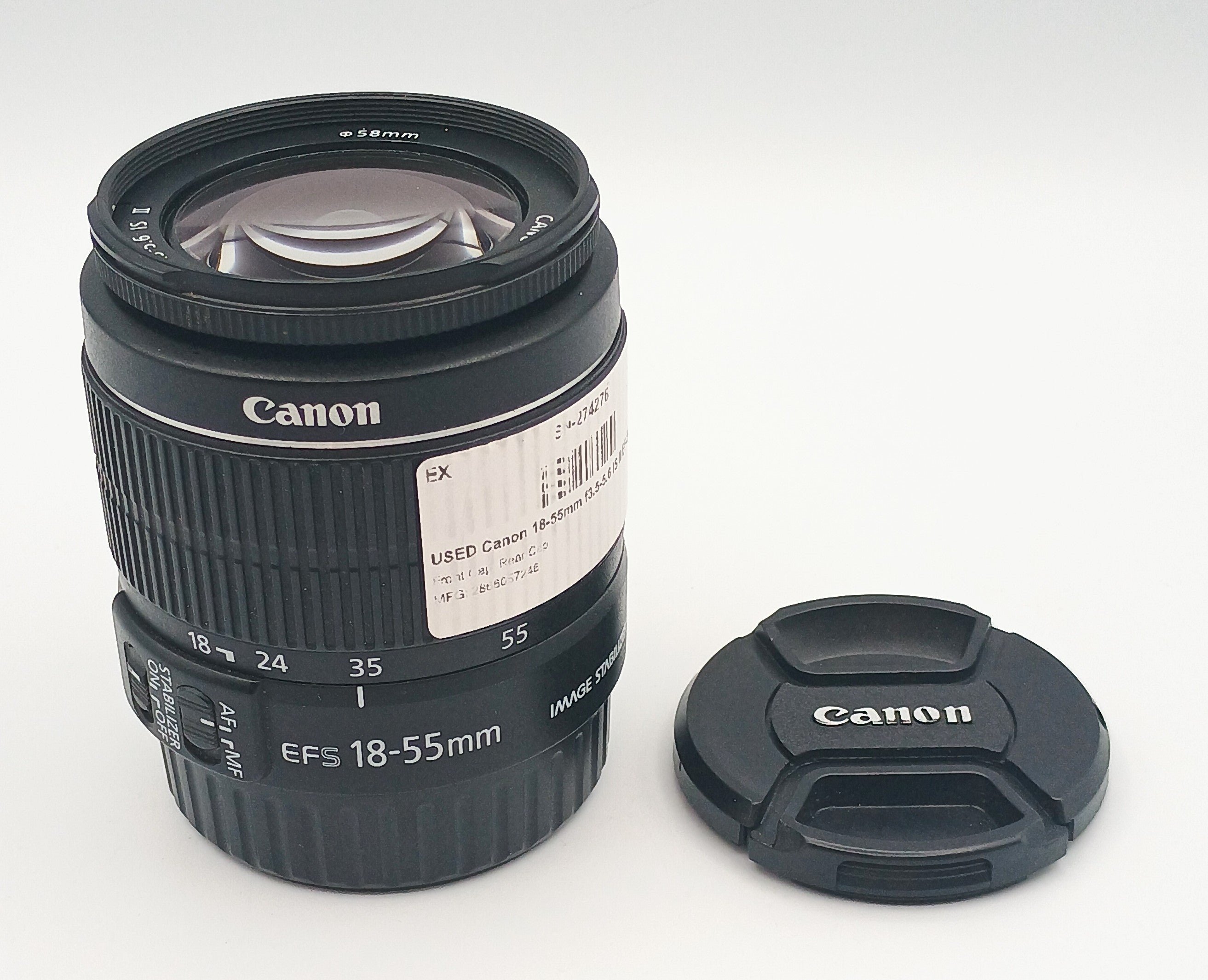 USED Canon 18-55mm f3.5-5.6 IS II EF-S Lens