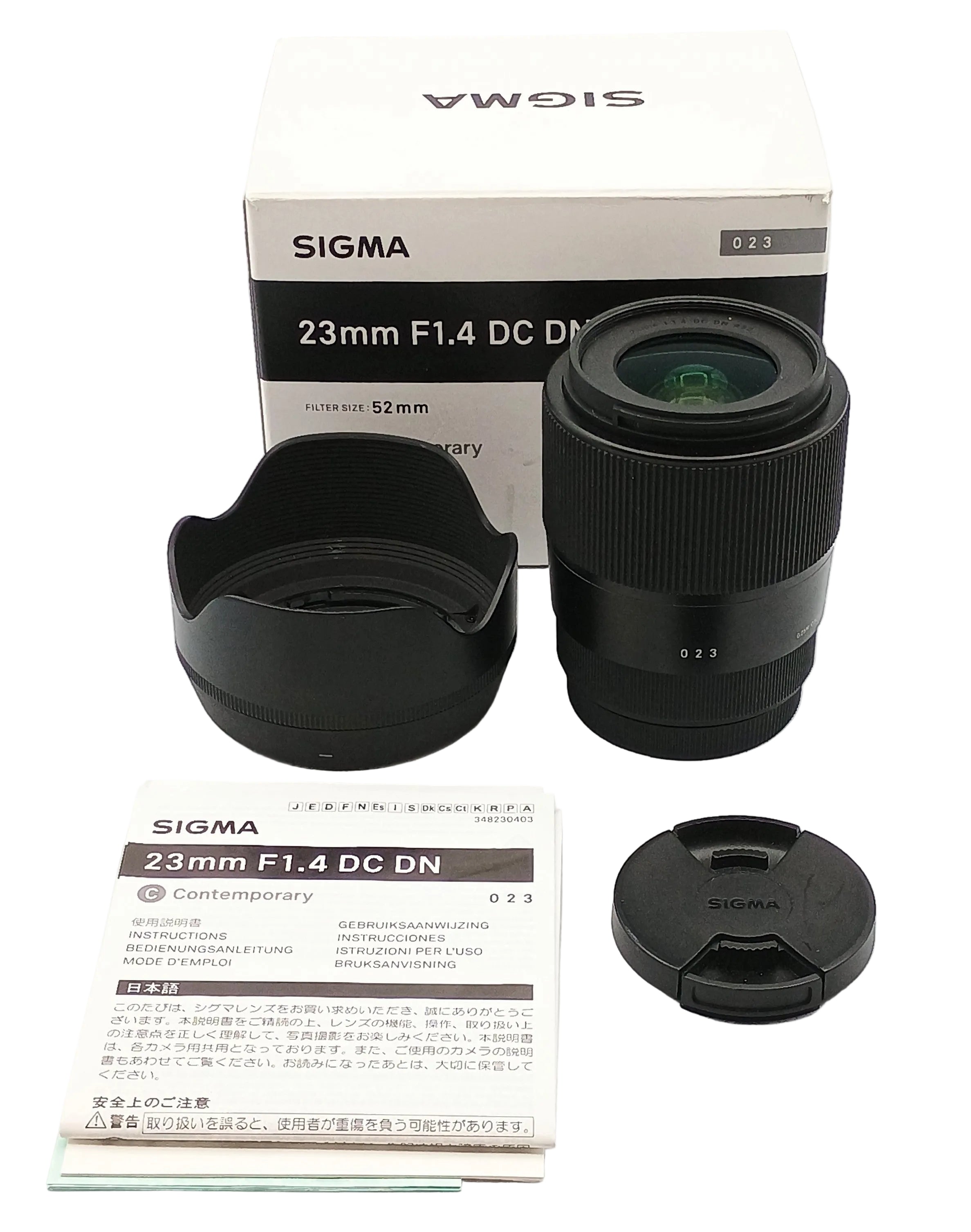 Used Sigma 23mm F1.4 DC DN Contemporary Lens (FUJIFILM X)