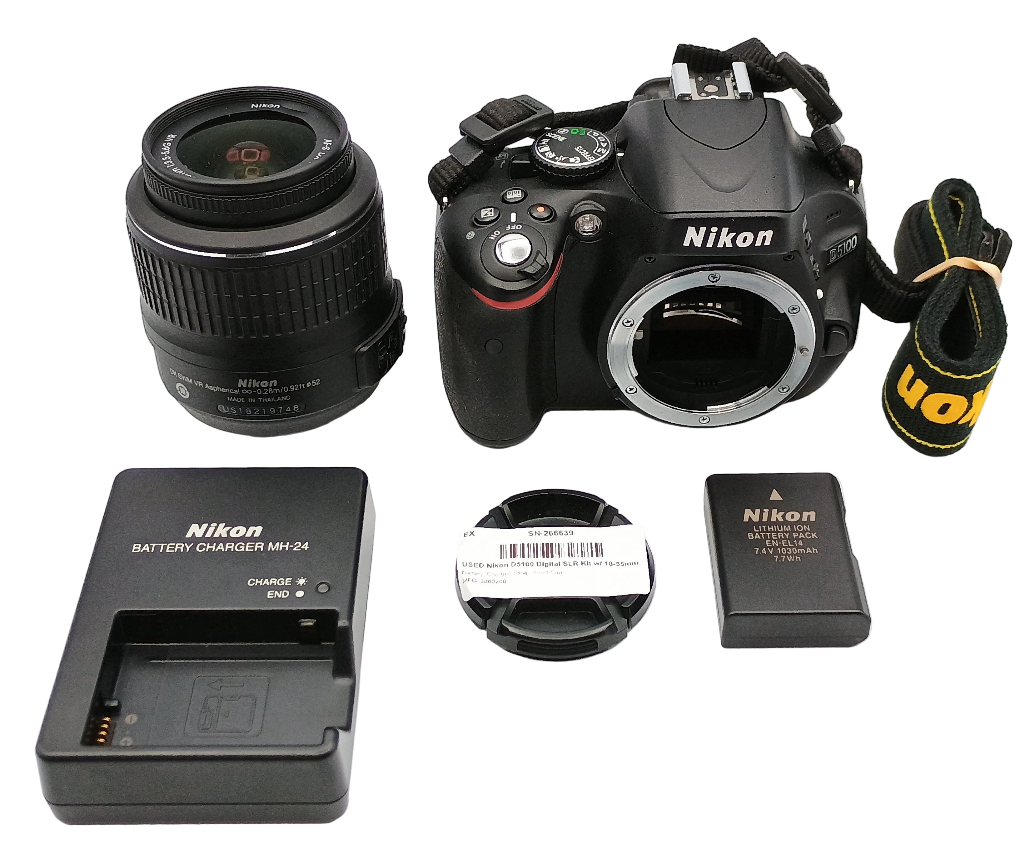 USED Nikon D5100 Digital SLR Kit w/ 18-55mm