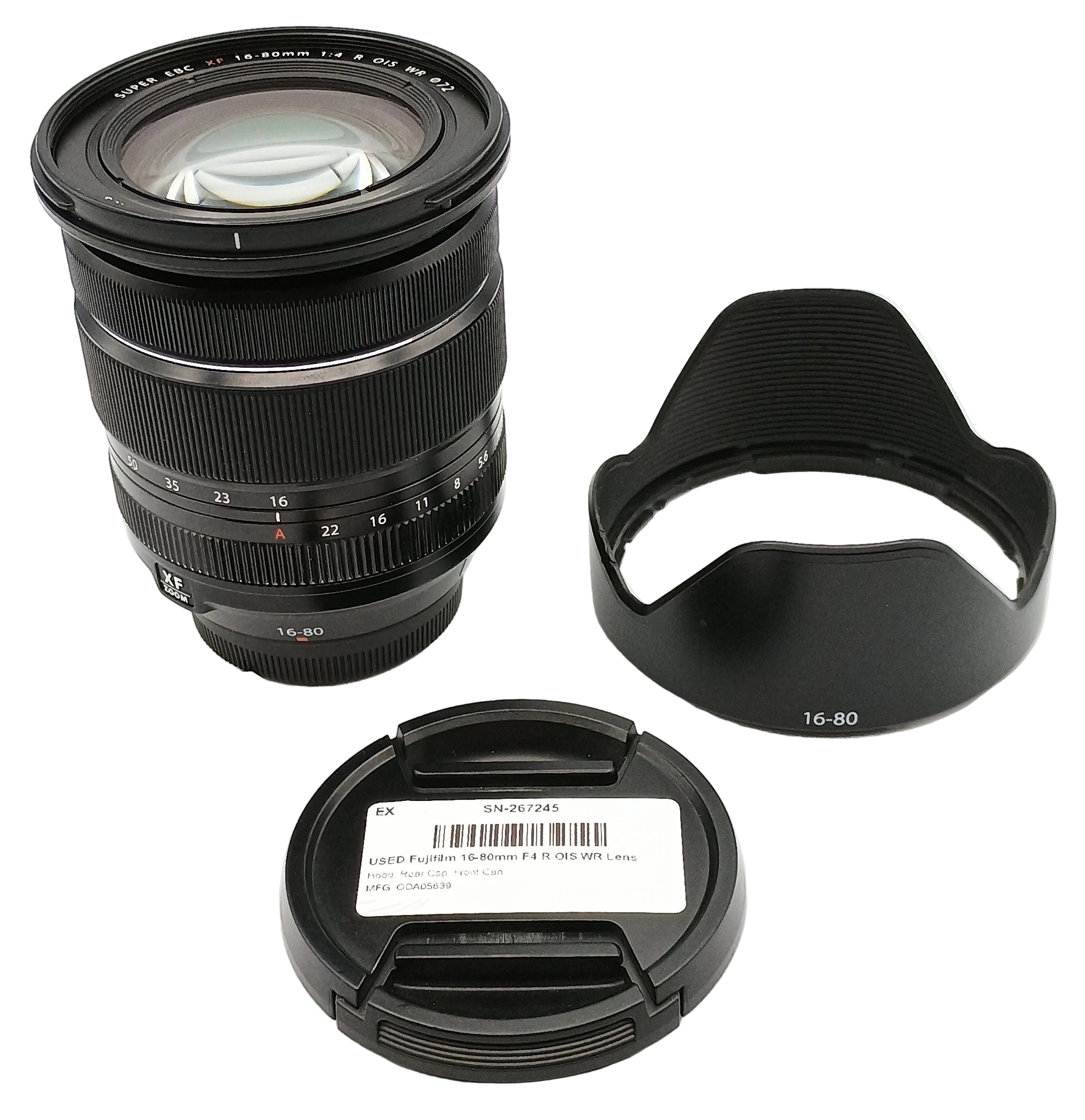 USED Fujifilm 16-80mm F4 R OIS WR Lens