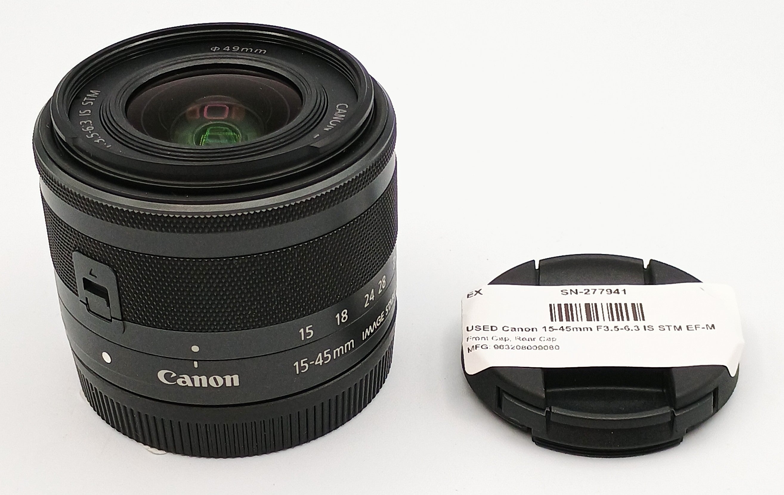 USED Canon 15-45mm F3.5-6.3 IS STM EF-M