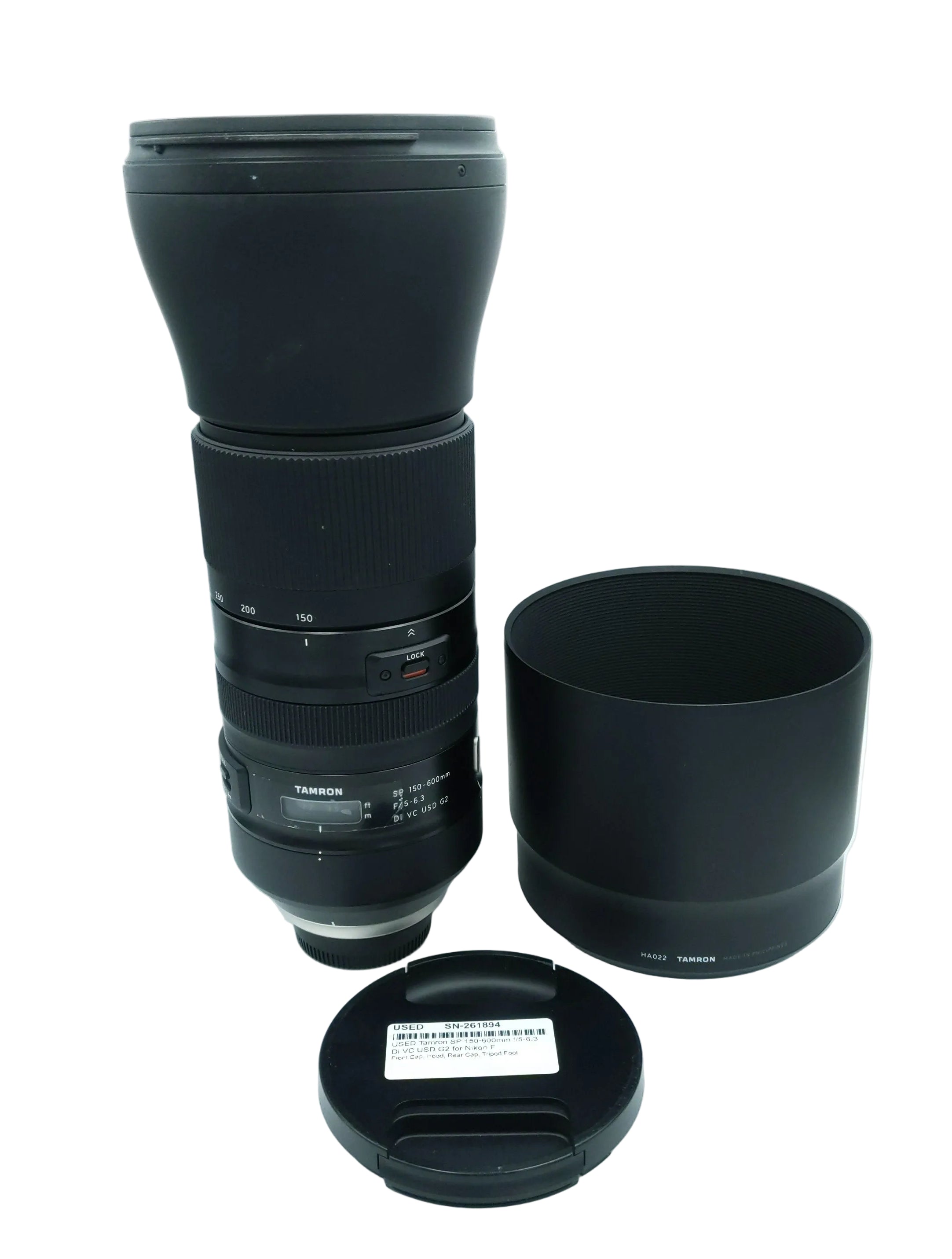 USED Tamron SP 150-600mm f/5-6.3 Di VC USD G2 for Nikon F