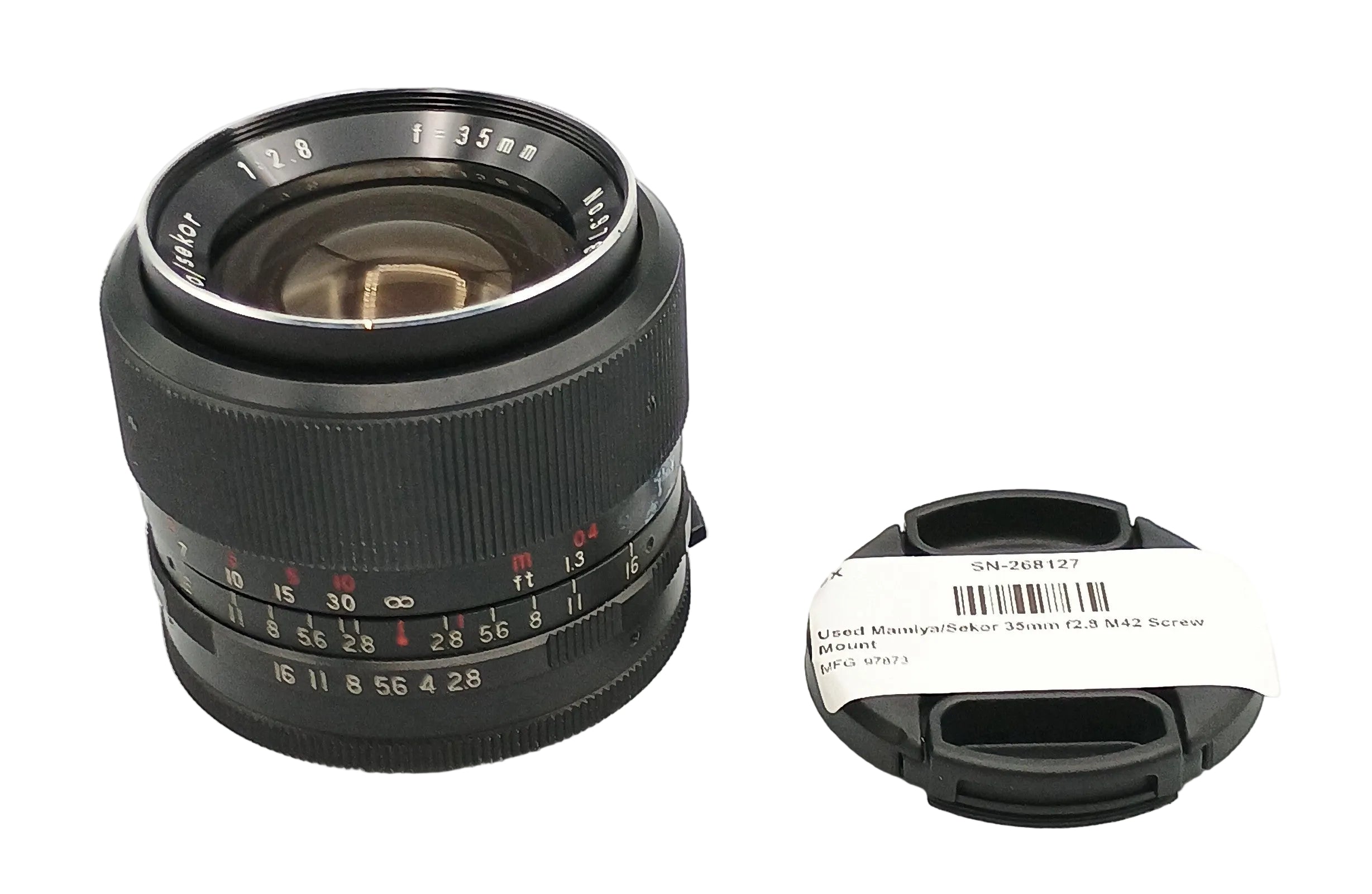 Used Mamiya/Sekor 35mm f2.8 M42 Screw Mount