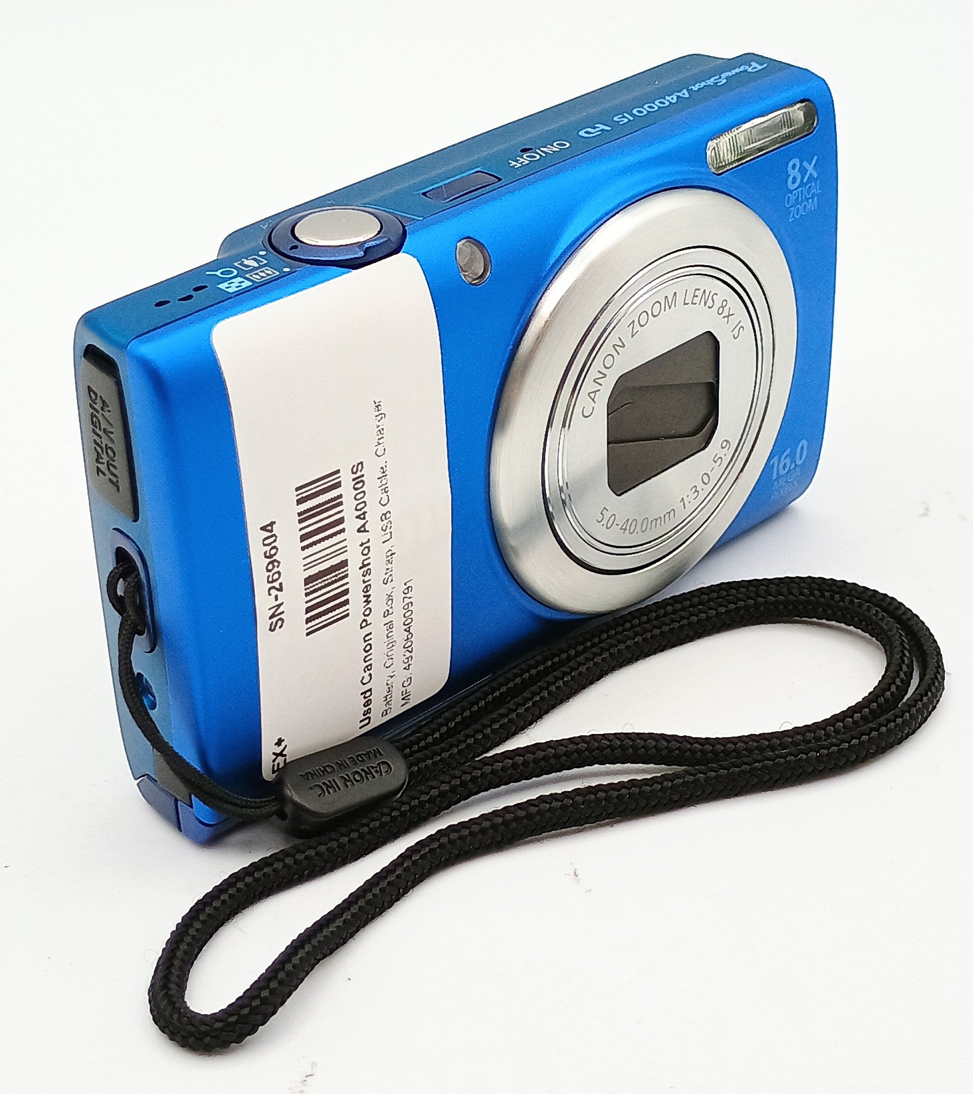 Used Canon Powershot A4000IS
