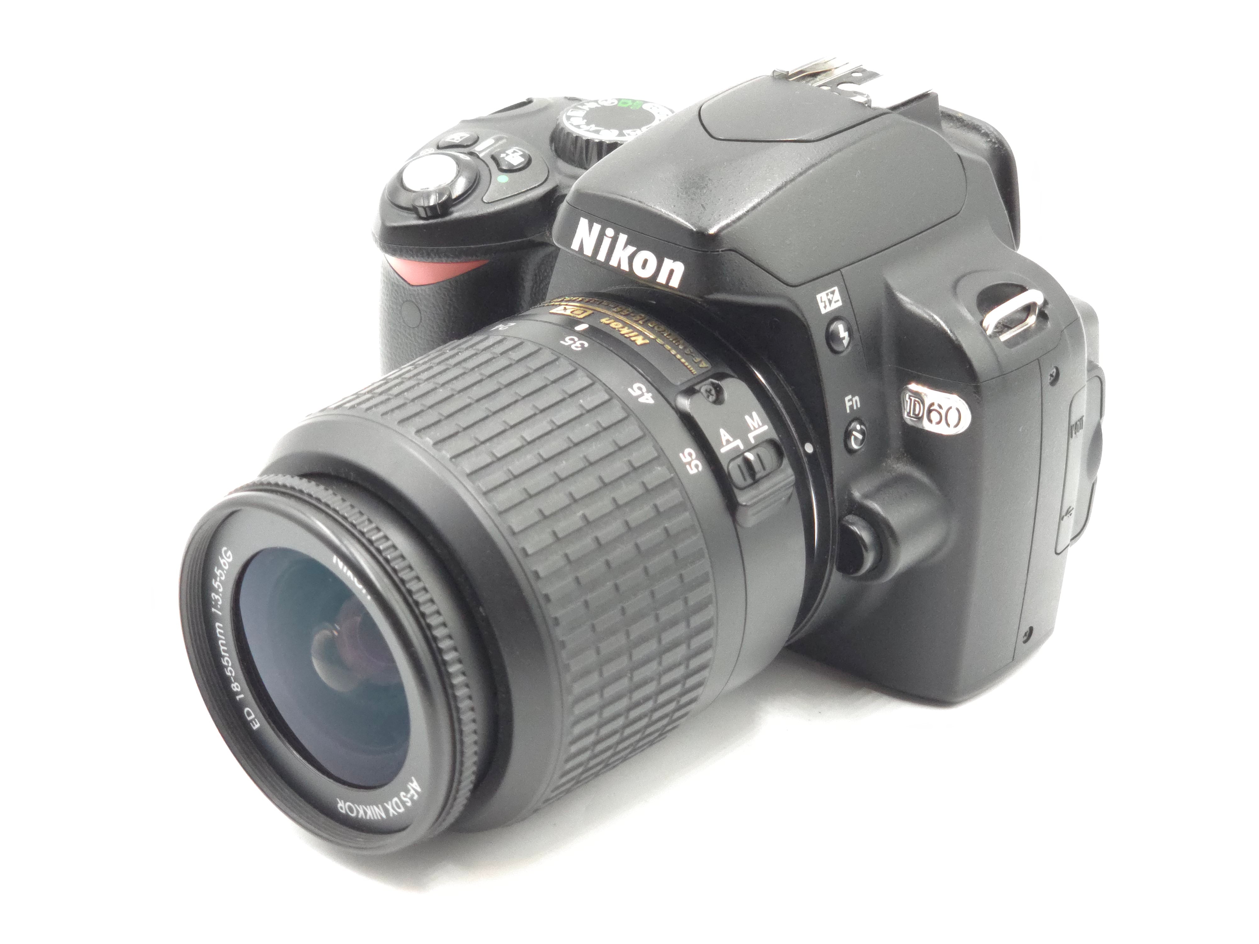 USED Nikon D60 Digital SLR w/ 18-55mm