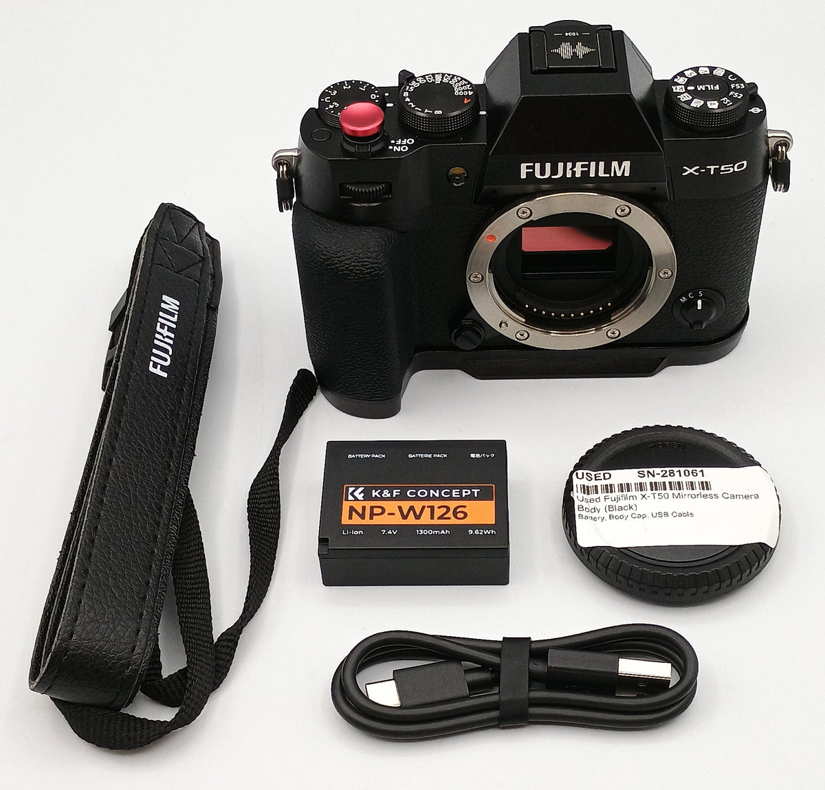 Used Fujifilm X-T50 Mirrorless Camera Body (Black)
