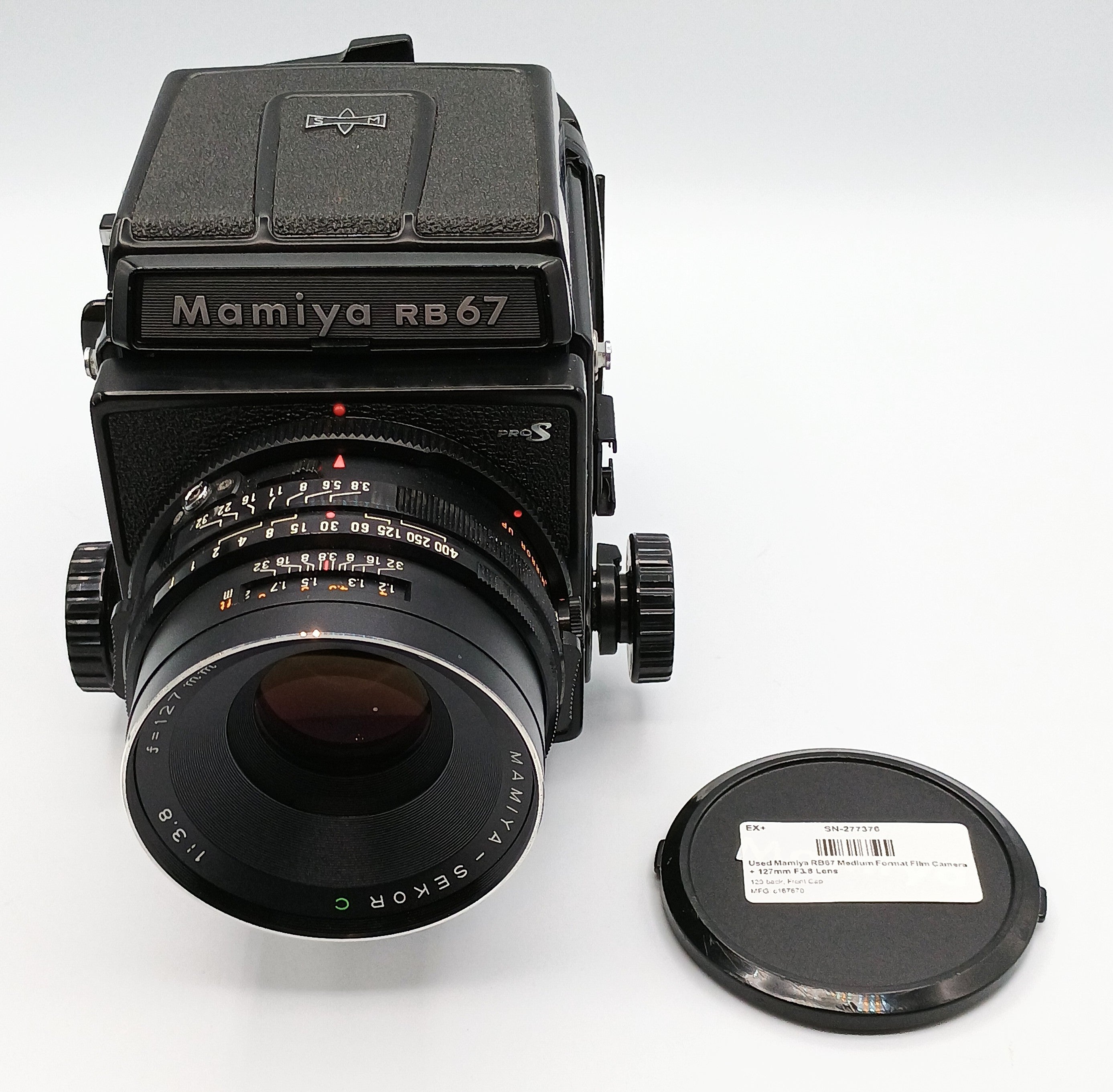 Used Mamiya RB67 Medium Format Film Camera + 127mm F3.8 Lens