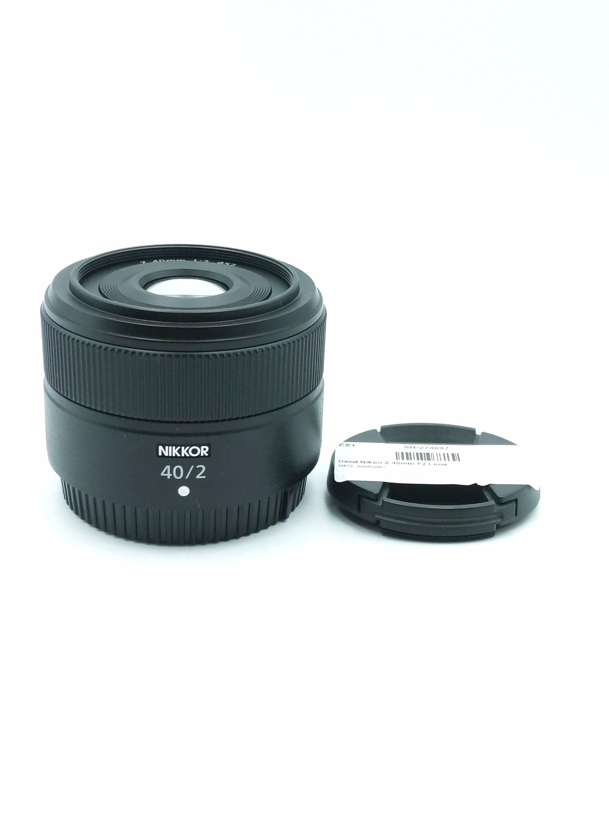 Used Nikon Z 40mm F2 Lens