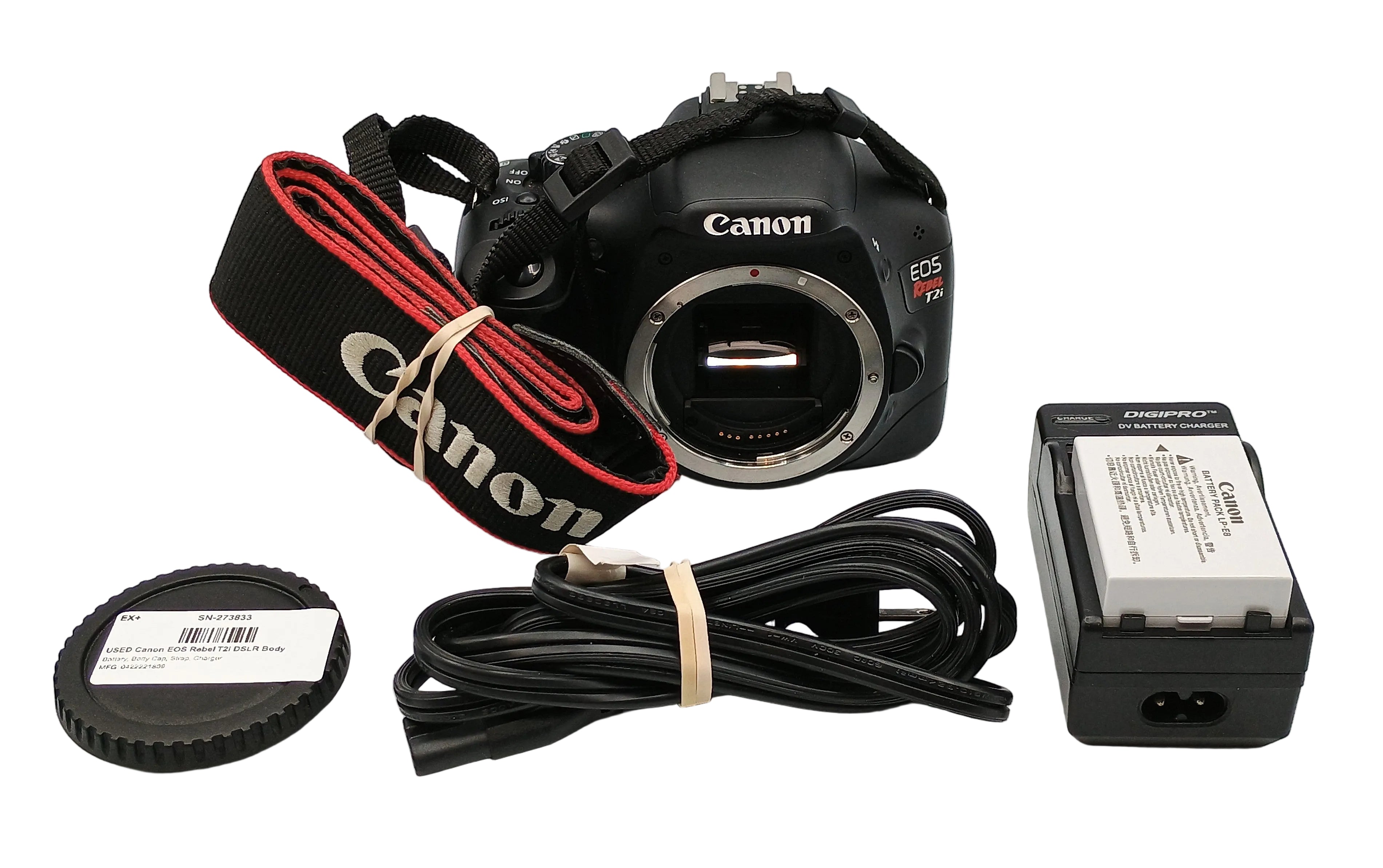 USED Canon EOS Rebel T2i DSLR Body