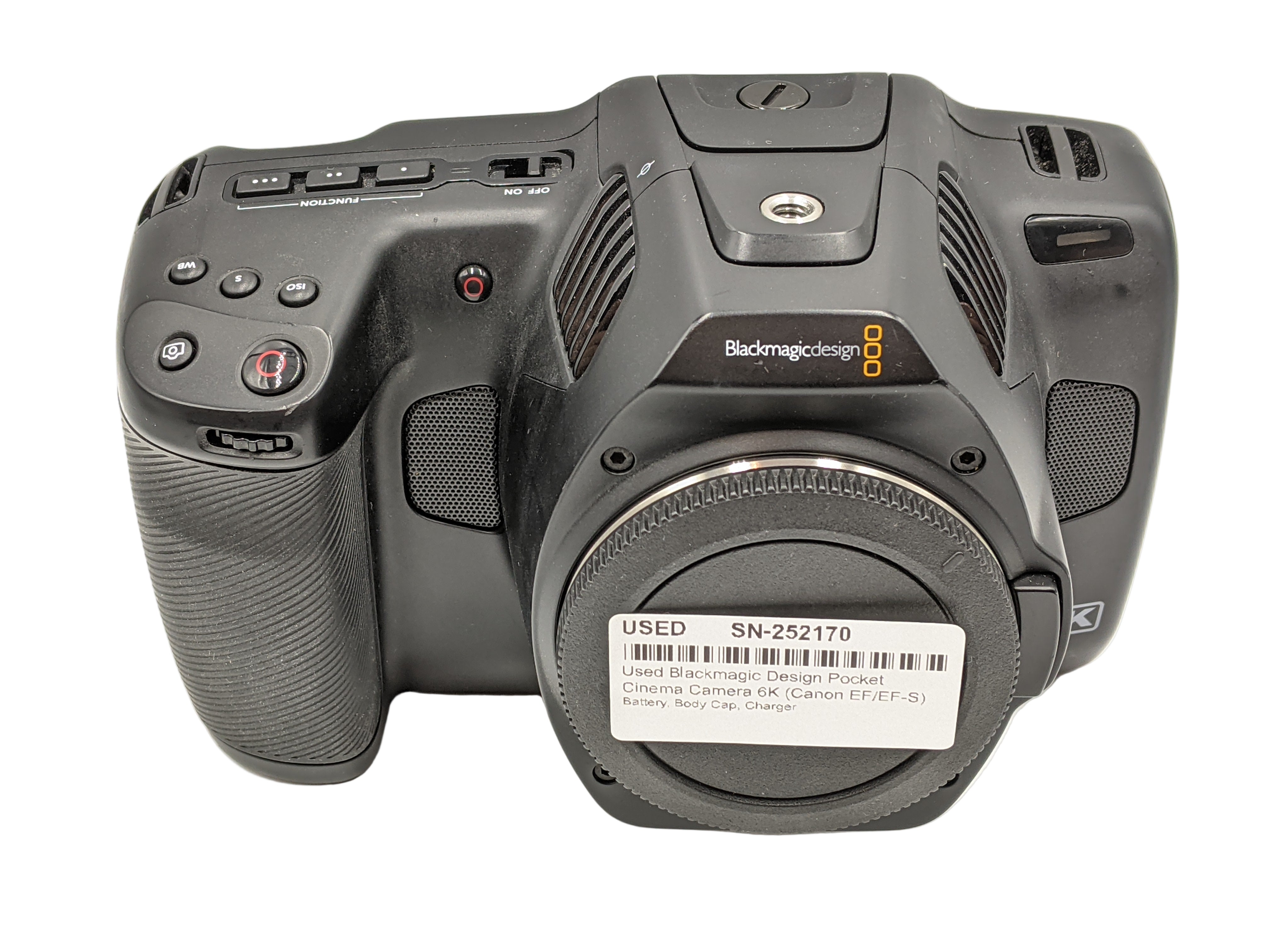 Used Blackmagic Design Pocket Cinema Camera 6K (Canon EF/EF-S)