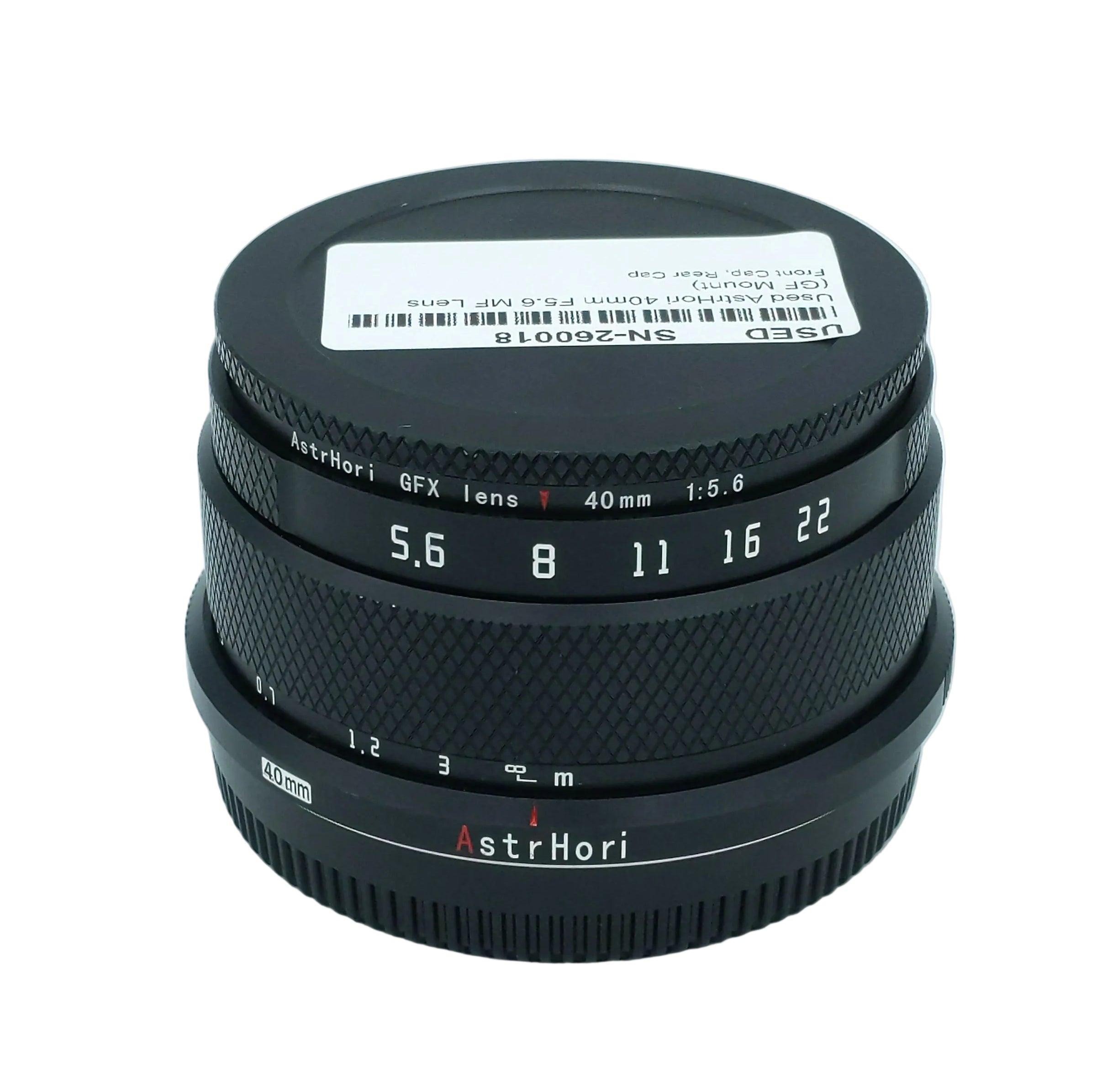 Used AstrHori 40mm F5.6 MF Lens (GF Mount)