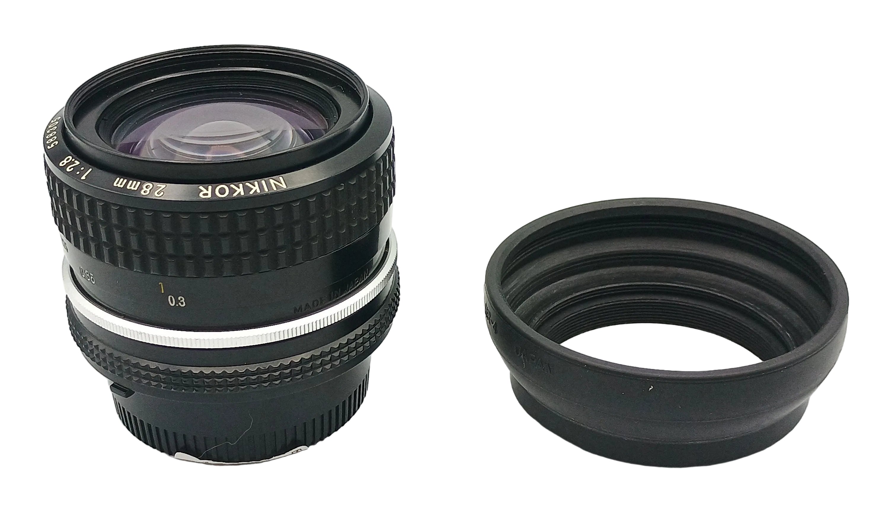 USED Nikon 28mm f2.8 AI Manual Focus Lens