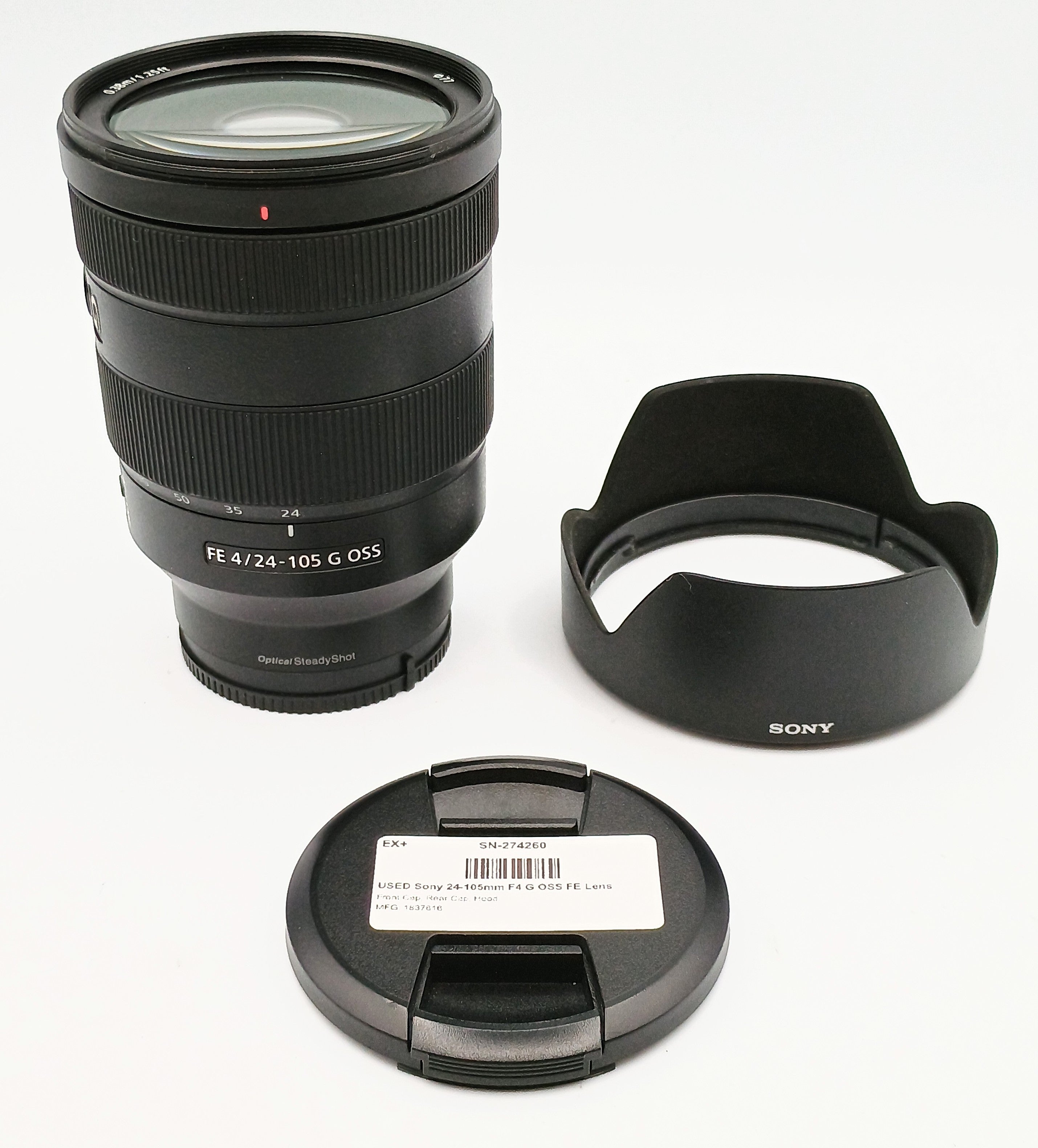 USED Sony 24-105mm F4 G OSS FE Lens