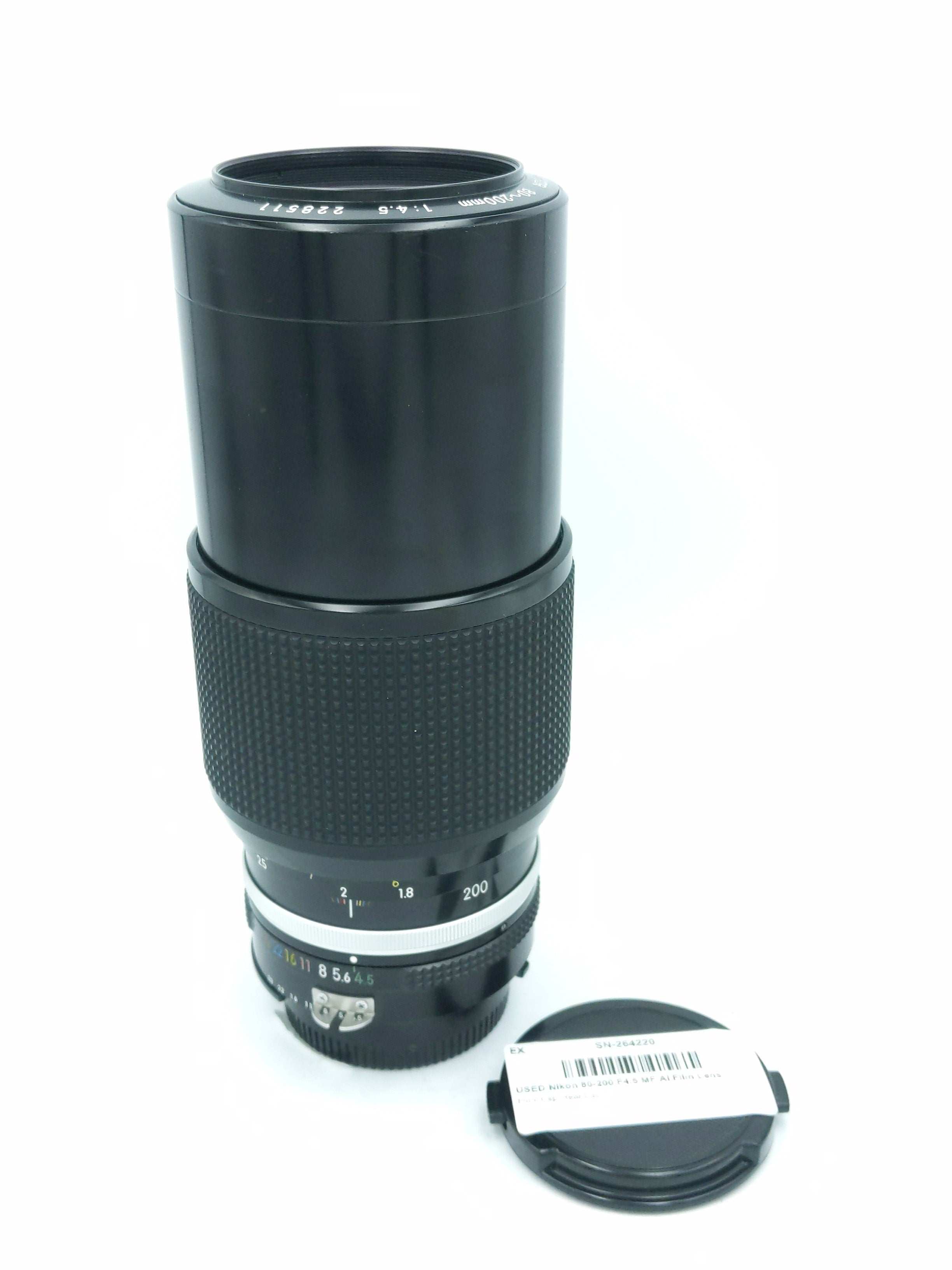 USED Nikon 80-200mm F4.5 AI Manual Film Lens