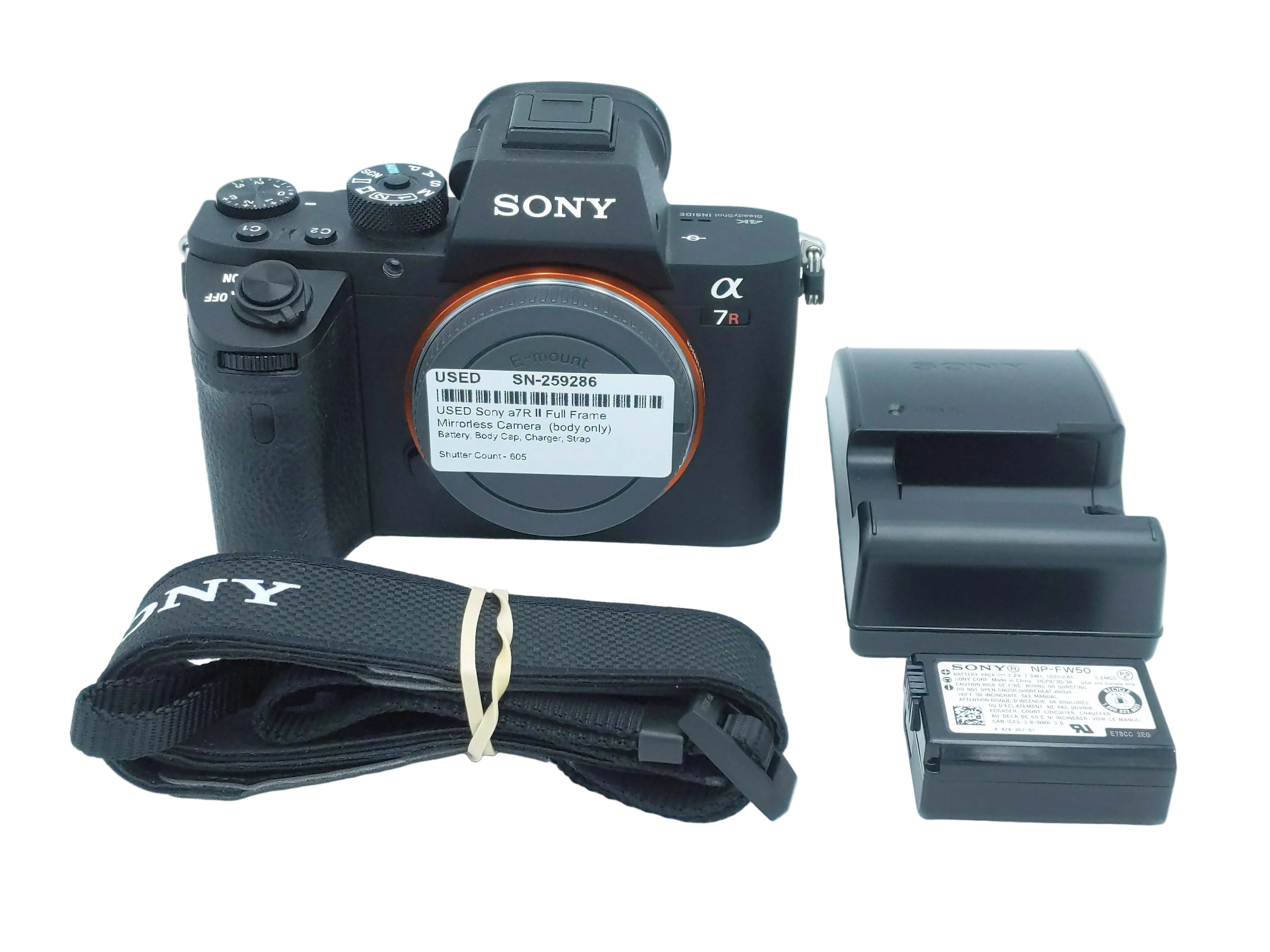 USED Sony a7R II Full Frame Mirrorless Camera (body only)