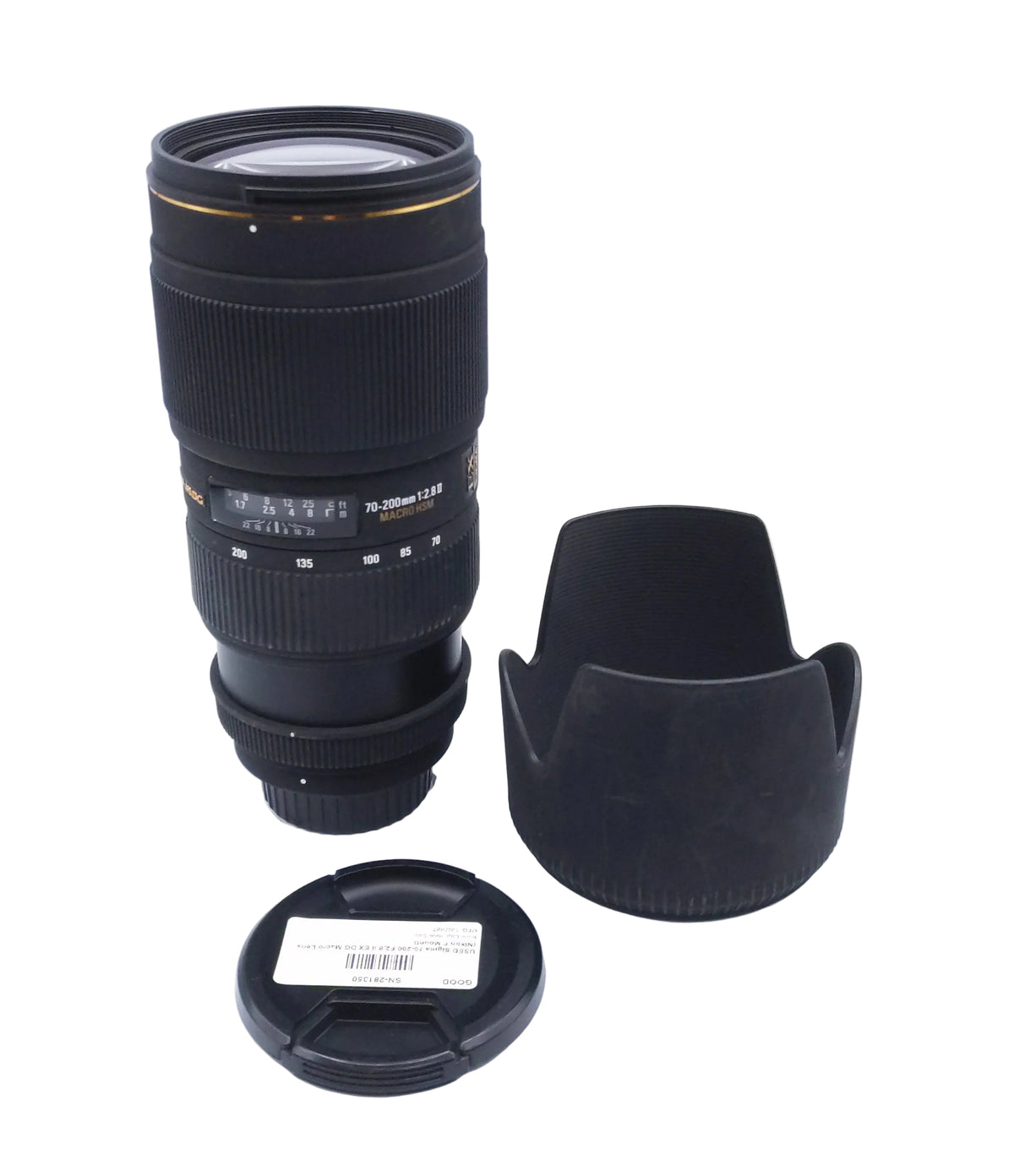 USED Sigma 70-200 F2.8 ii EX DG Macro Lens (Nikon F Mount)