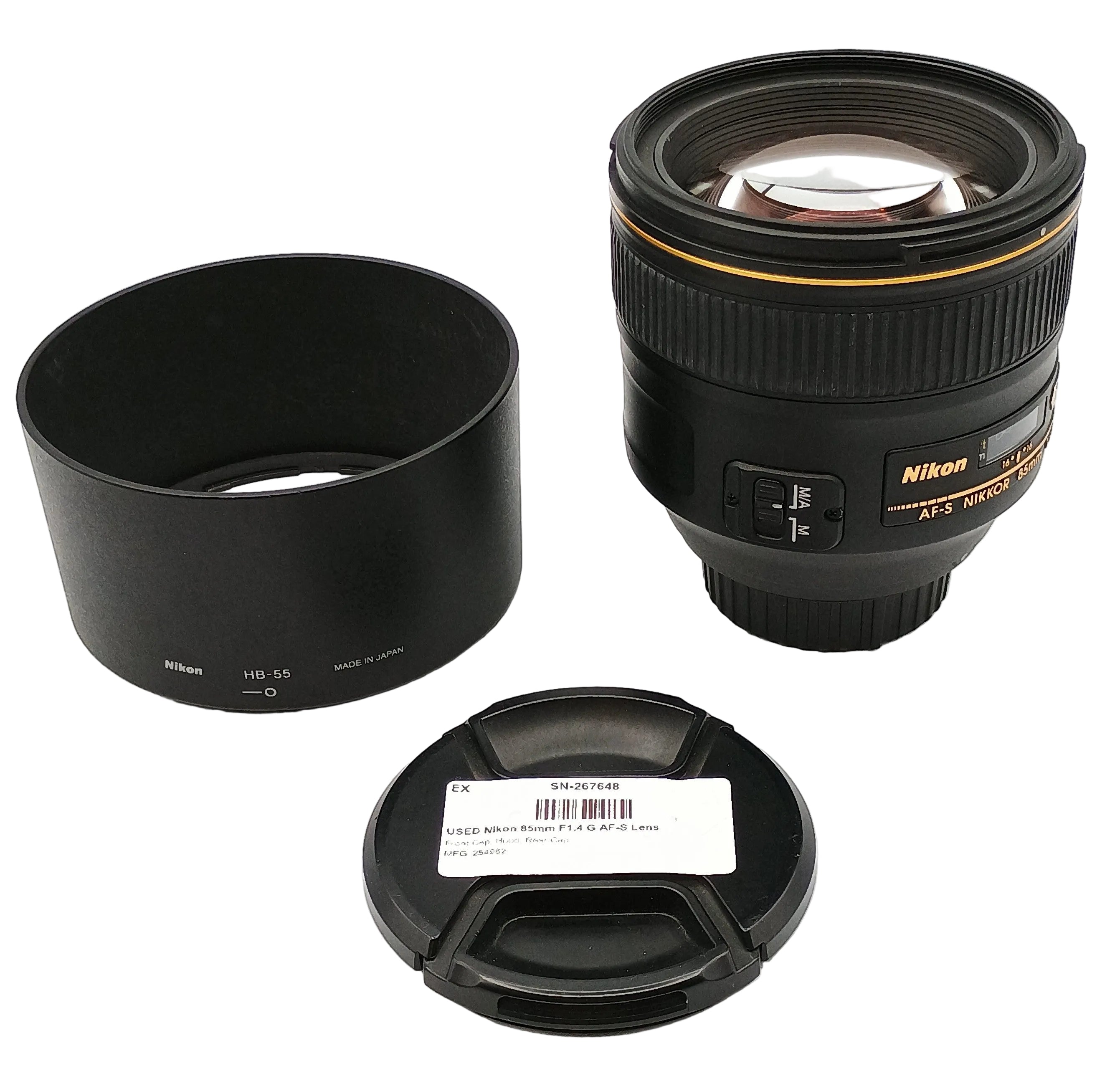 USED Nikon 85mm F1.4 G AF-S Lens
