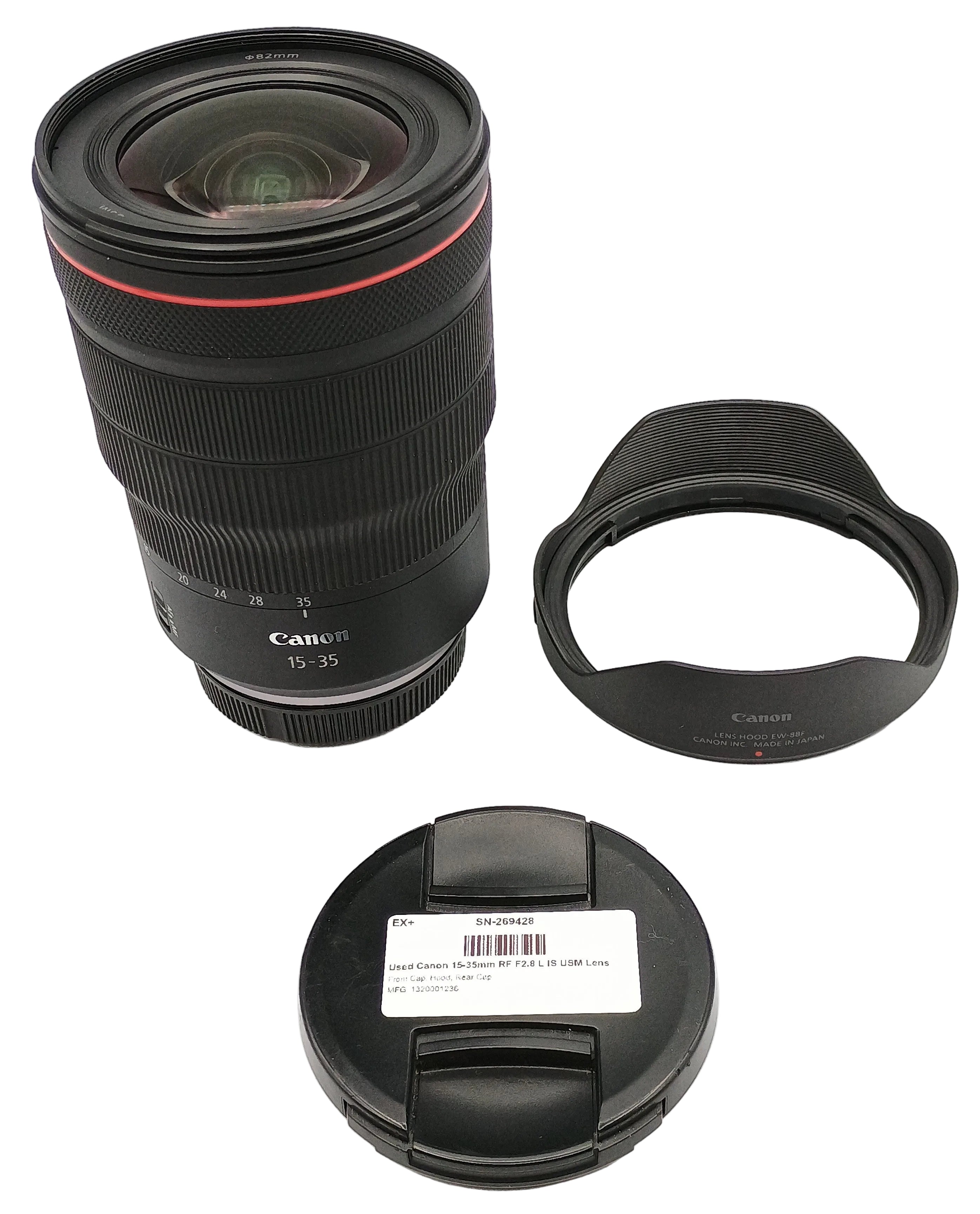Used Canon 15-35mm RF F2.8 L IS USM Lens