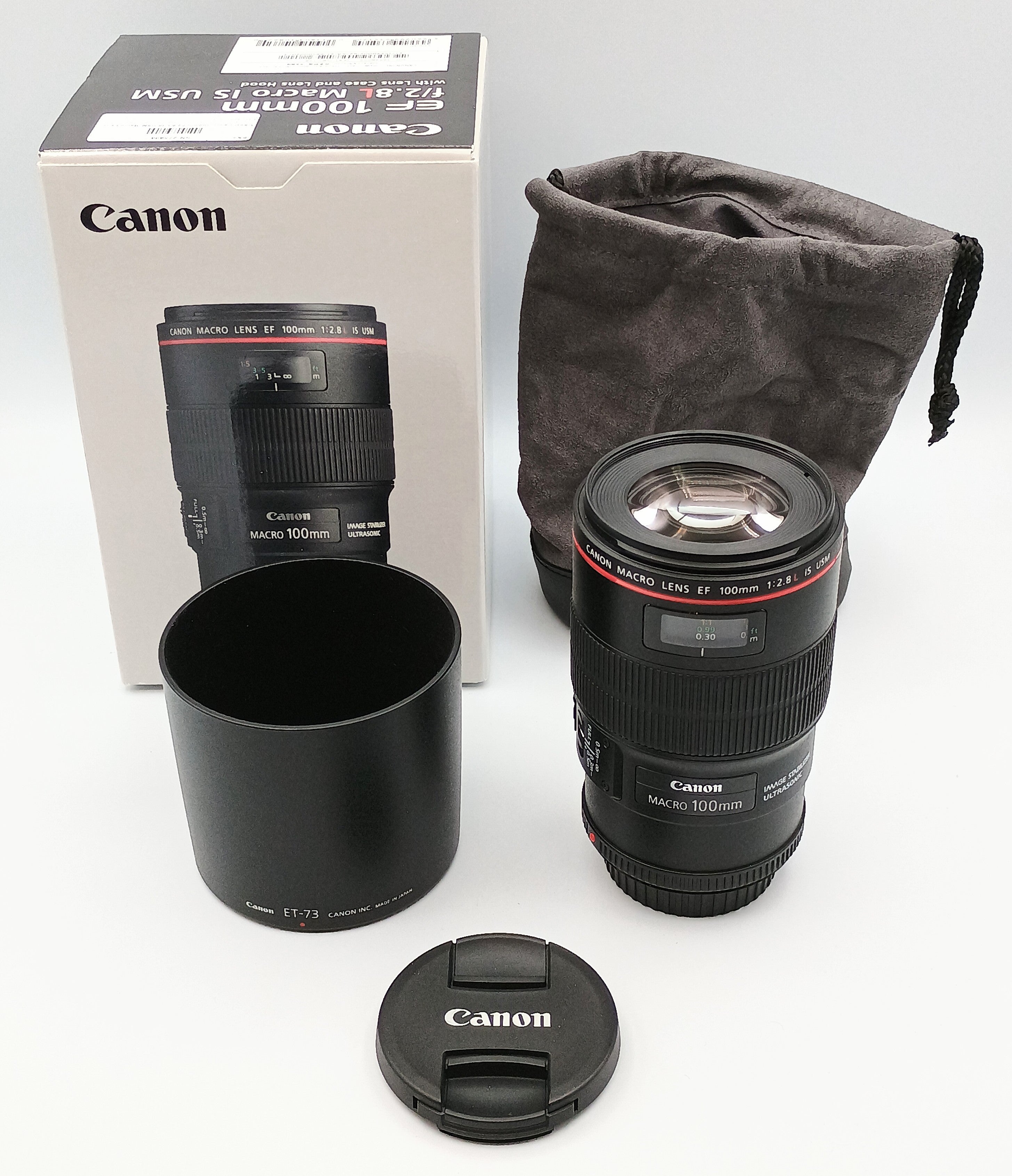 Canon MACRO 100mm F2.8 L IS USM レンズ USED Canon 100mm F2.8 L IS USM Macro Lens