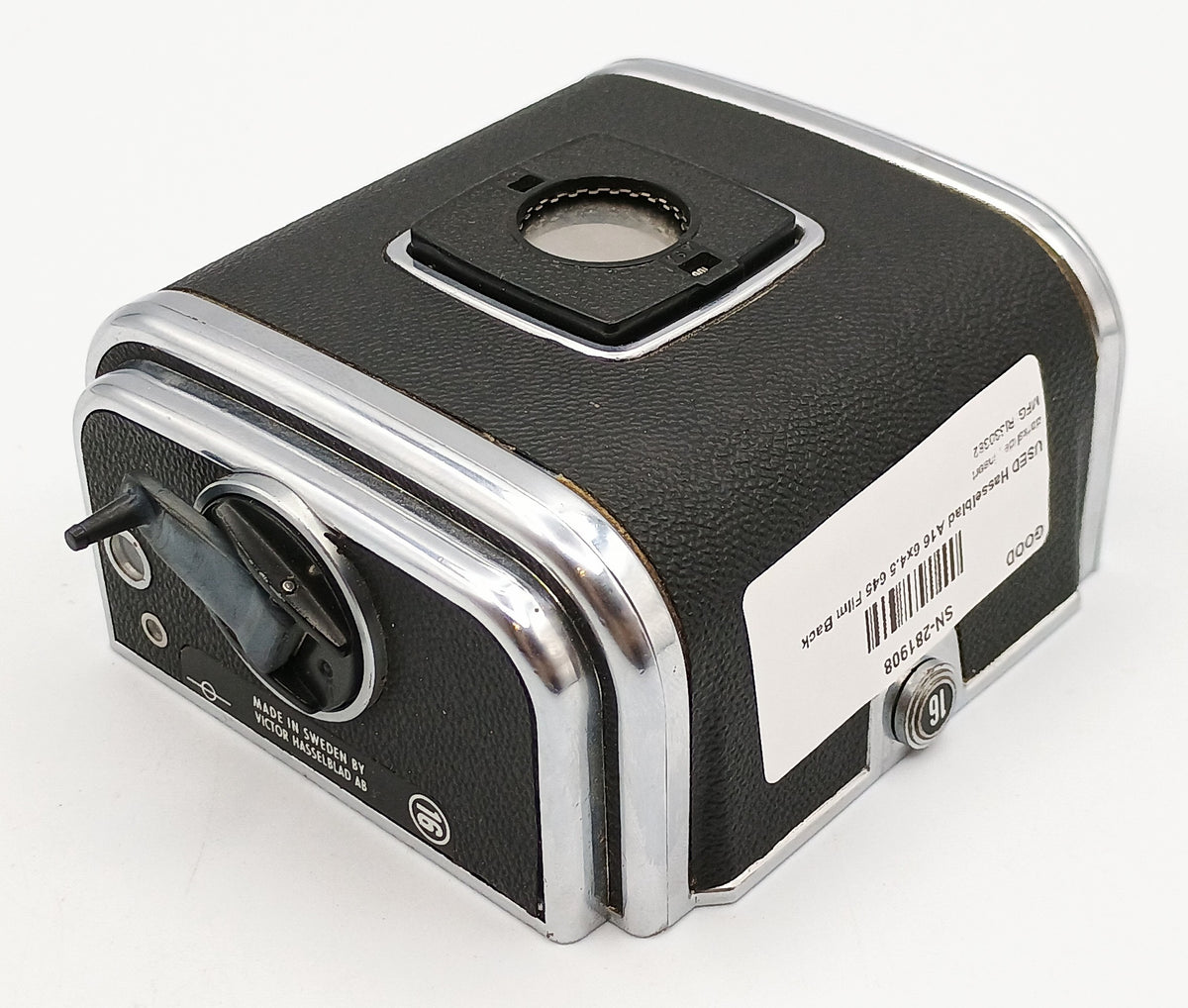 USED Hasselblad A16 6x4.5 645 Film Back