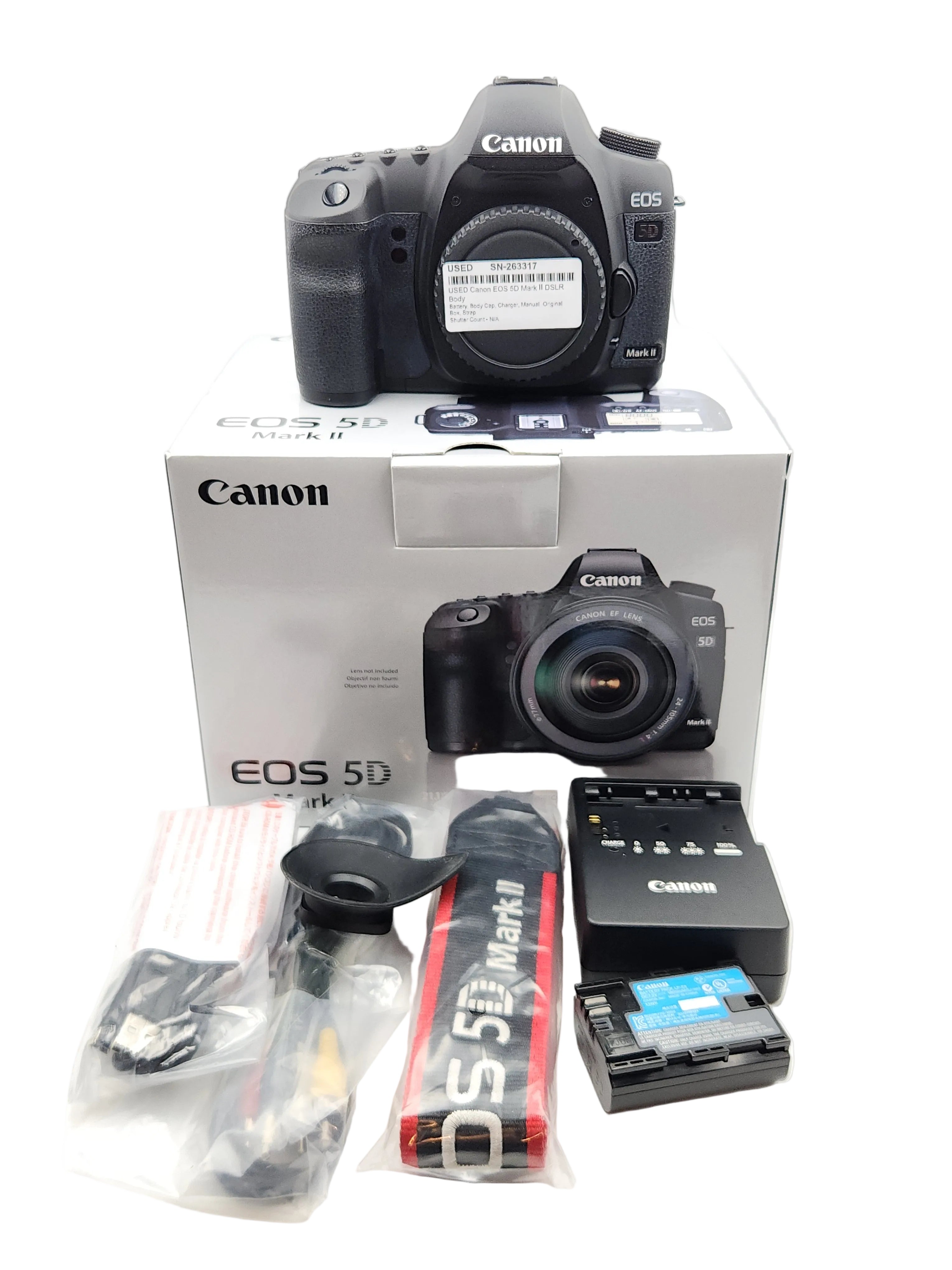 USED Canon EOS 5D Mark II DSLR Body