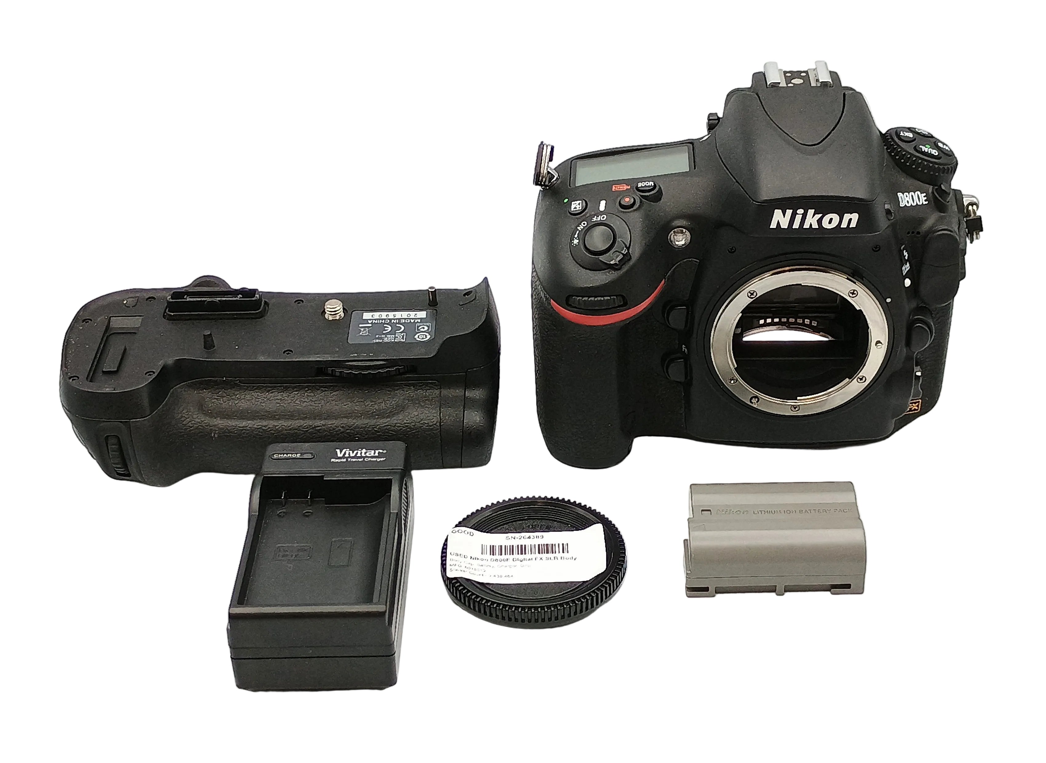USED Nikon D800E Digital FX SLR Body