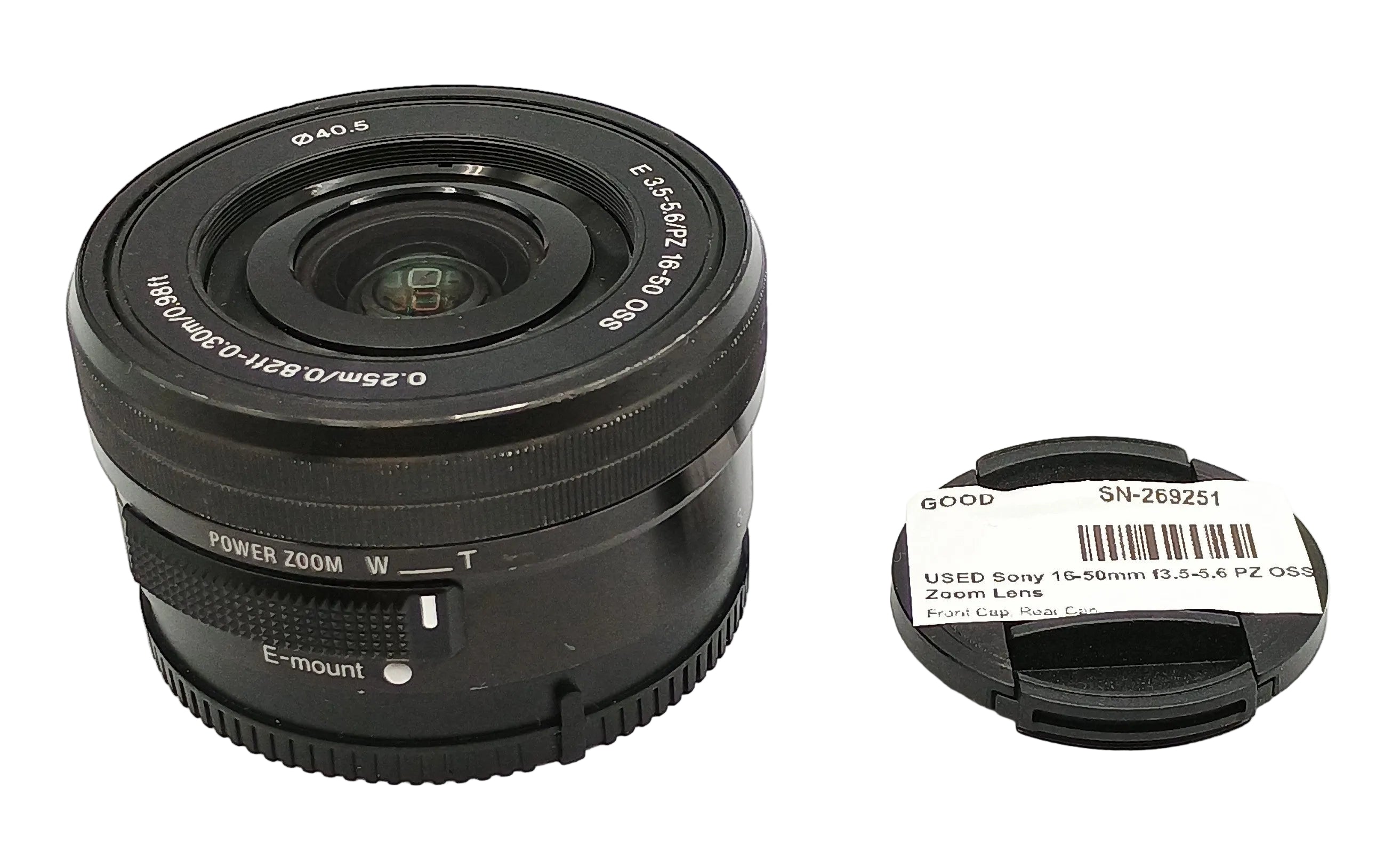 USED Sony 16-50mm f3.5-5.6 PZ OSS E-mount Zoom Lens