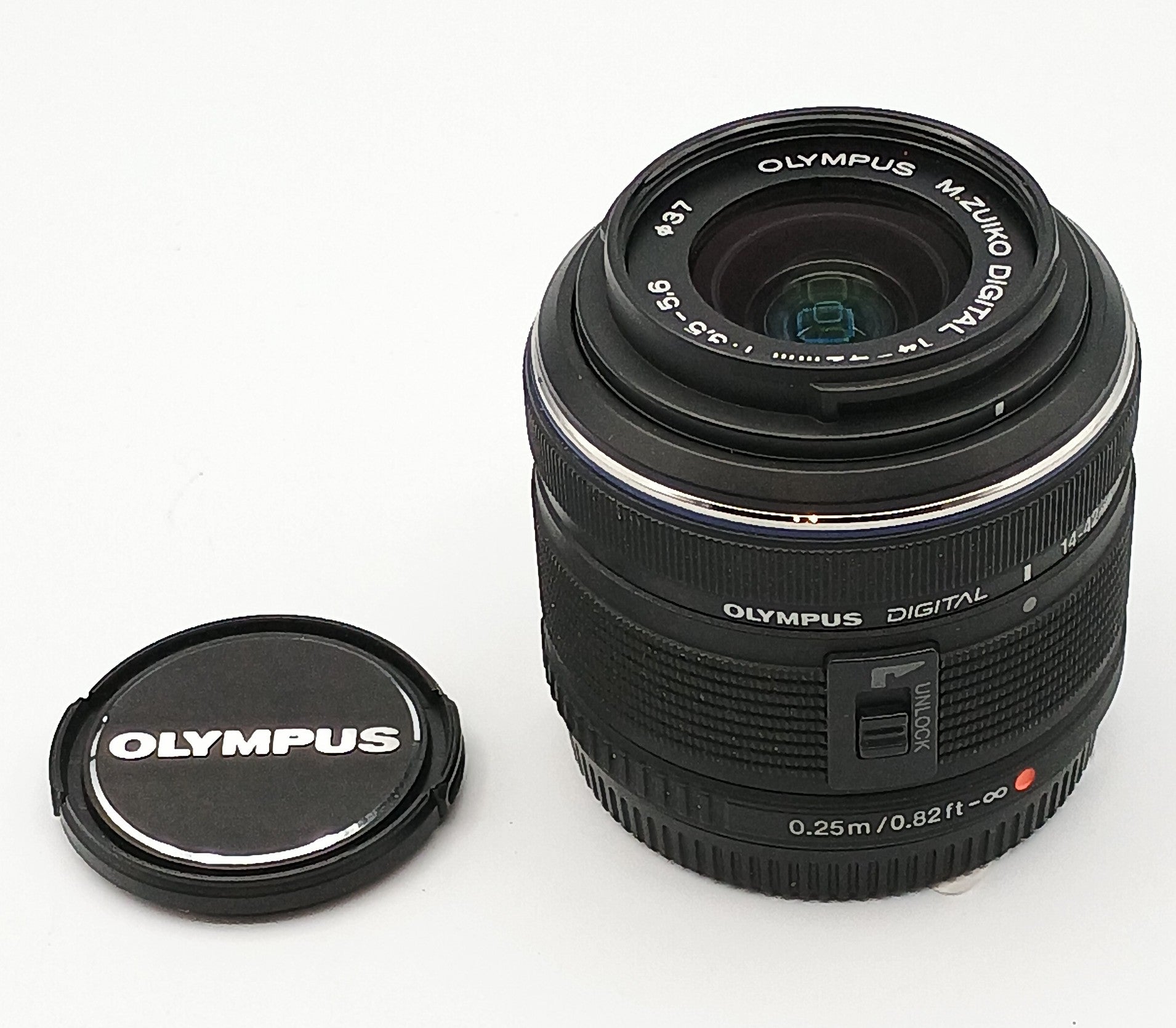 USED Olympus 14-42mm F/3.5-5.6 II R ED M.Zuiko Lens for Four Thirds