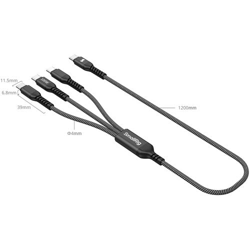 SmallRig 3-in-1 USB-C Power Cable 5079