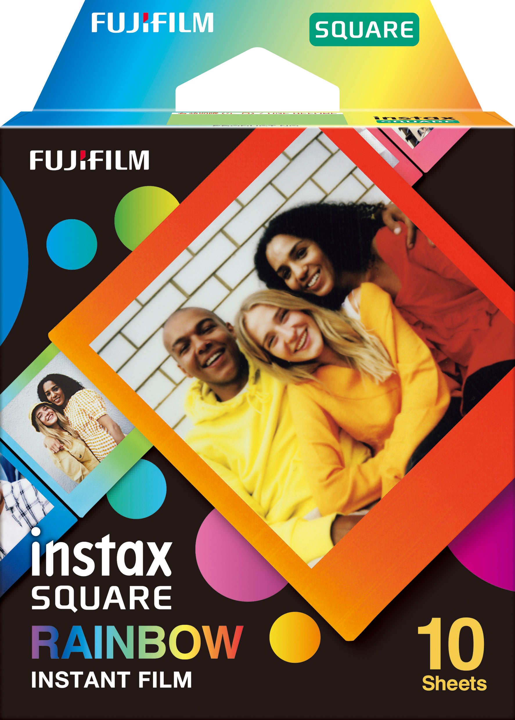 Fujifilm Instax Square Rainbow Film 1-Pack Promaster 4830