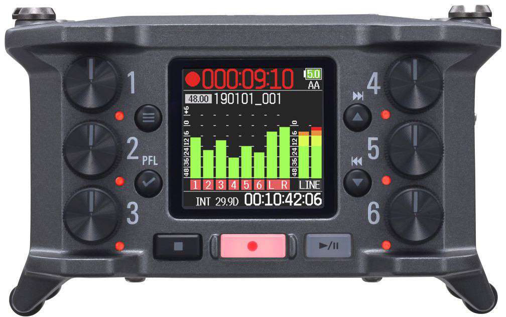 Zoom F6 6-Input / 14-Track Multitrack Field Recorder