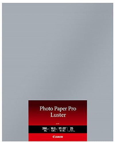 Canon Photo Paper Pro Luster (17 x 22", 25 Sheets)