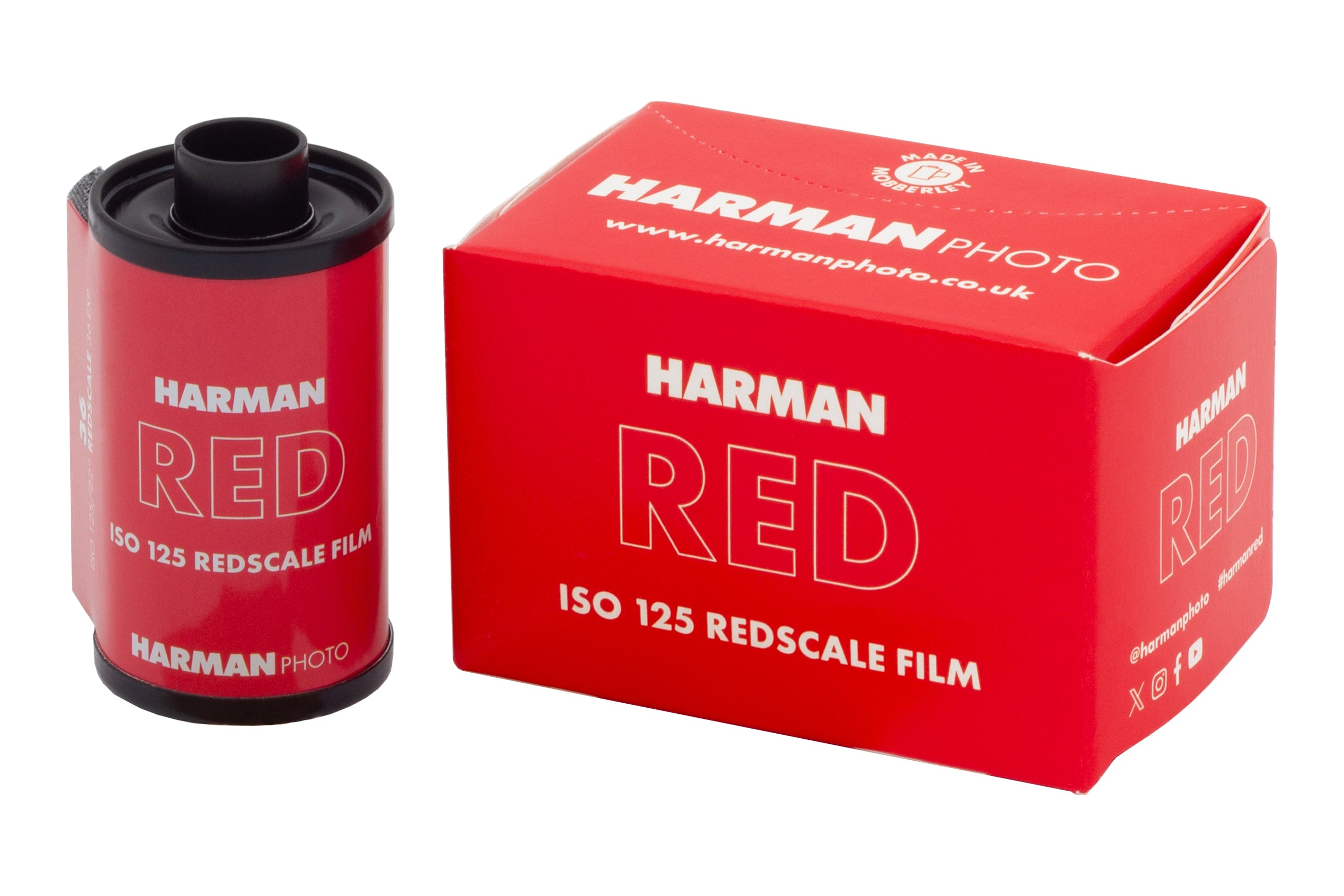 HARMAN technology Red 125 Redscale Color Negative Film (35mm Roll Film, 36 Exposures)