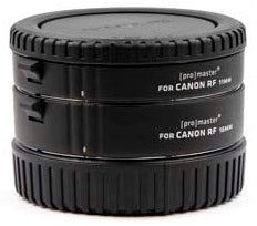Promaster Automatic Macro Extension Tube Set (11mm and 16mm ) for  Canon RF Mount