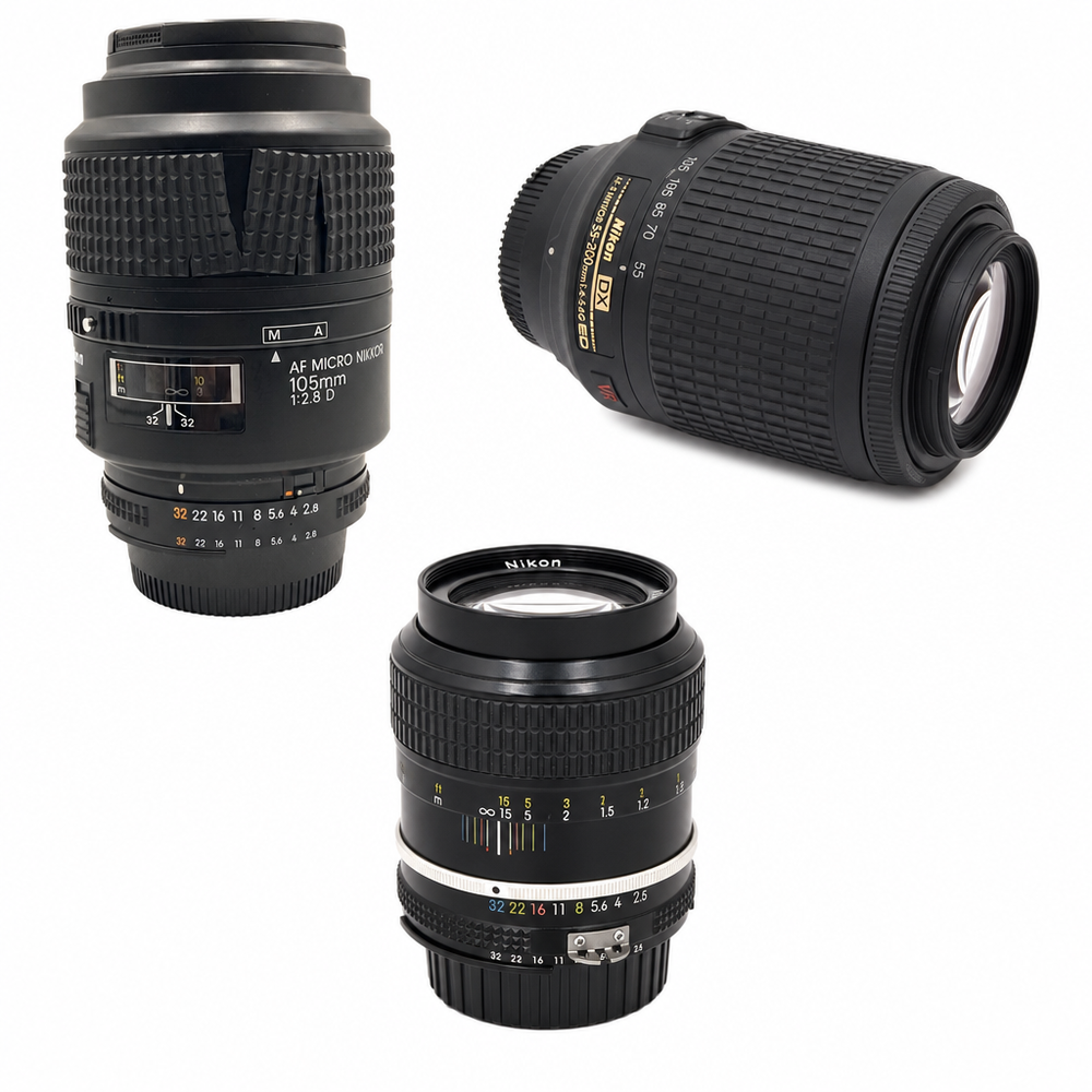 Used Lenses category collage