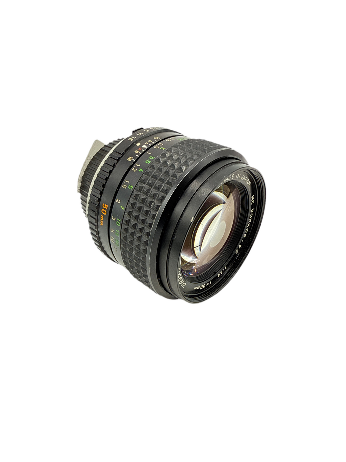 Used Minolta MC-Rokkor-PG 50mm F1.4 MD-Mount Lens