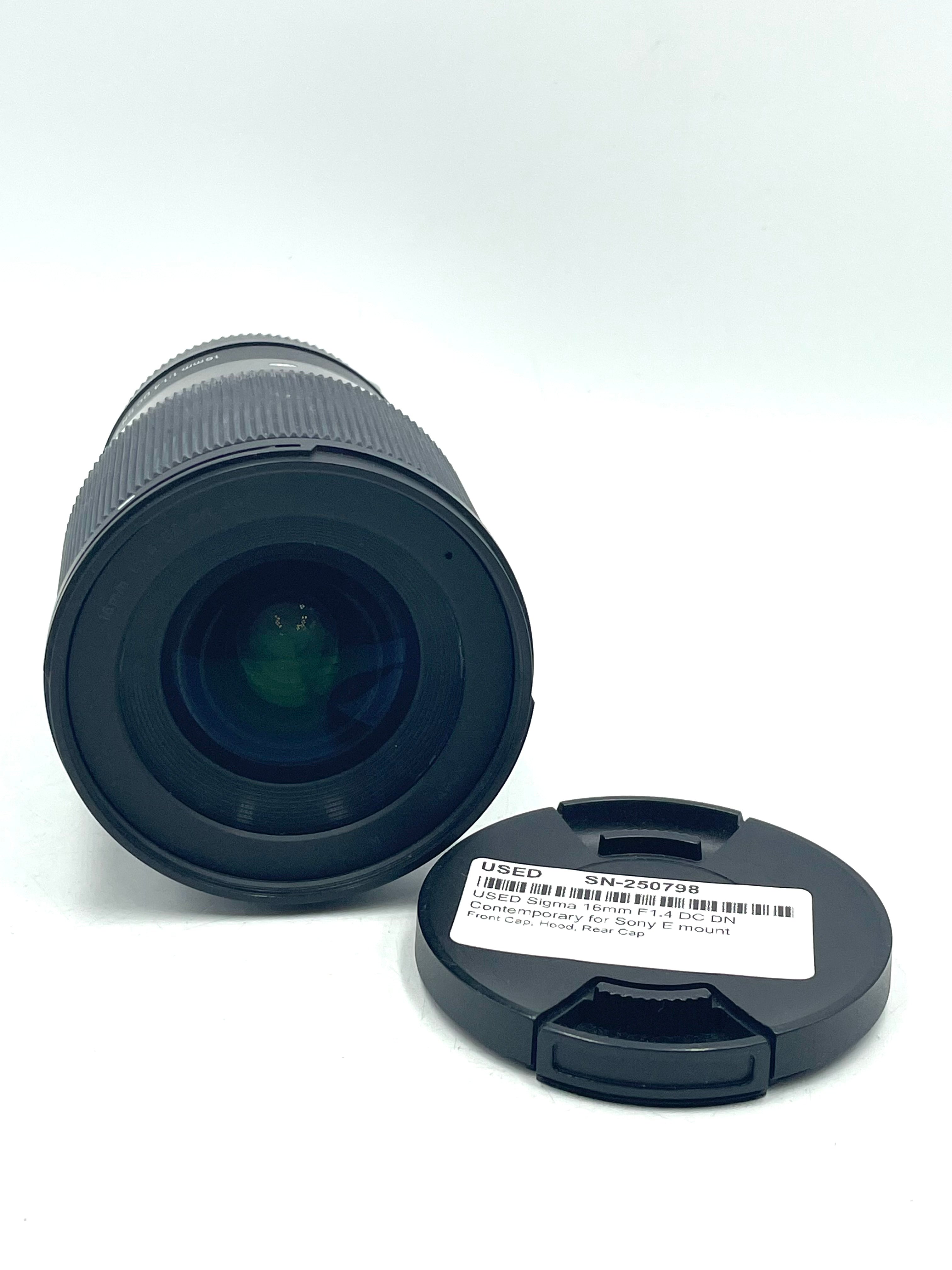 USED Sigma 16mm F1.4 DC DN Contemporary for Sony E mount